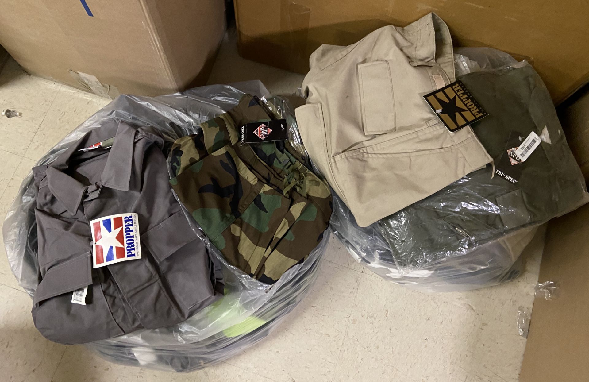 TruSpec and Propper Tactical Gear Utility Shirts & Pants (Approx 50) New with Tags. Various Sizes - Image 2 of 5