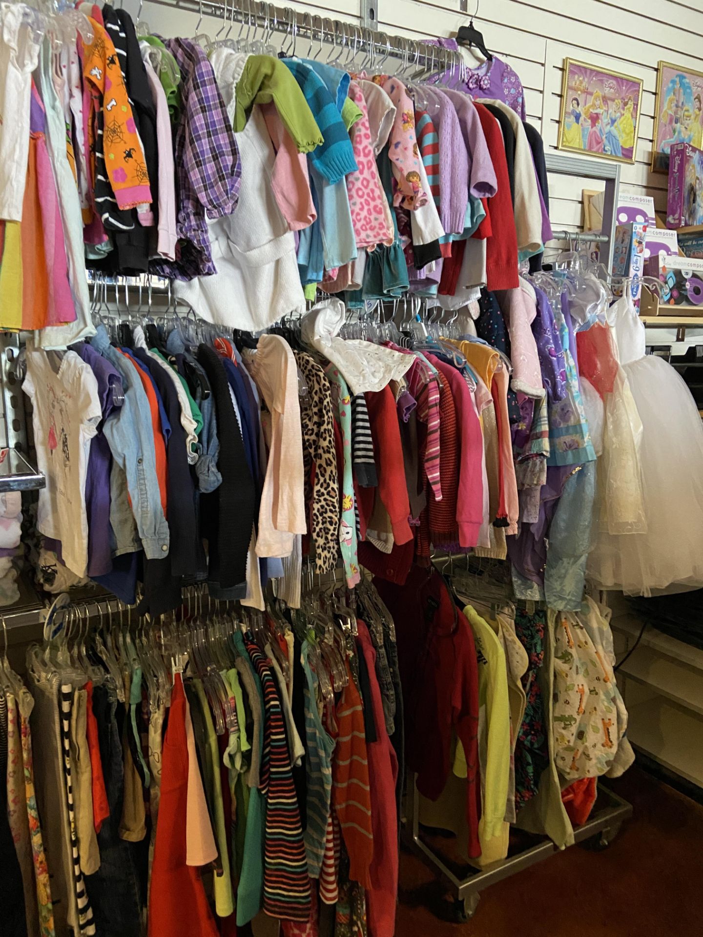 Children's clothing, entire wall of clothes as shown - Image 4 of 5