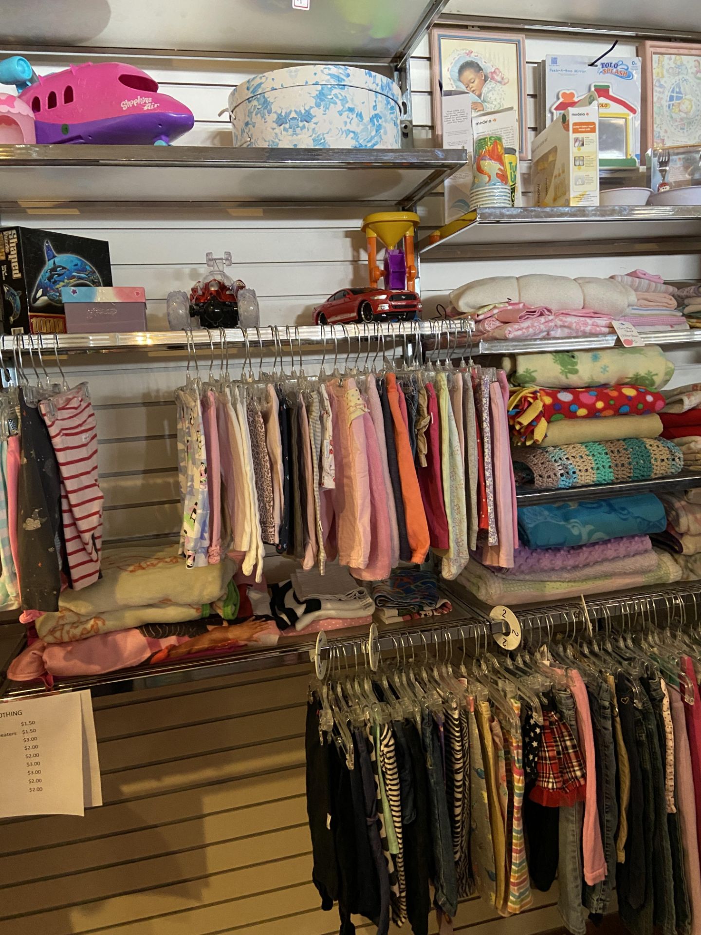 Children's clothing, entire wall of clothes as shown - Image 3 of 5