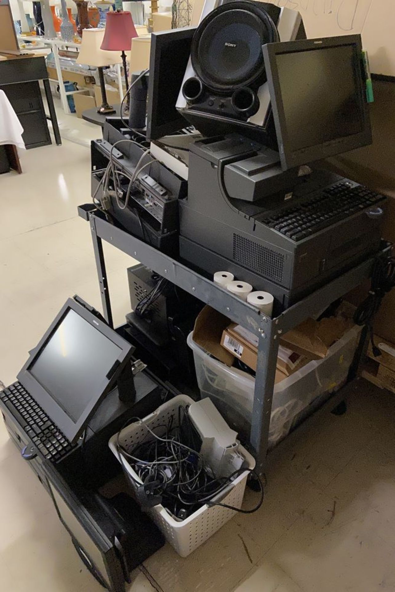 Pallet of Toshiba POS Cash Registers, Computer Towers and Cables etc - Image 3 of 6