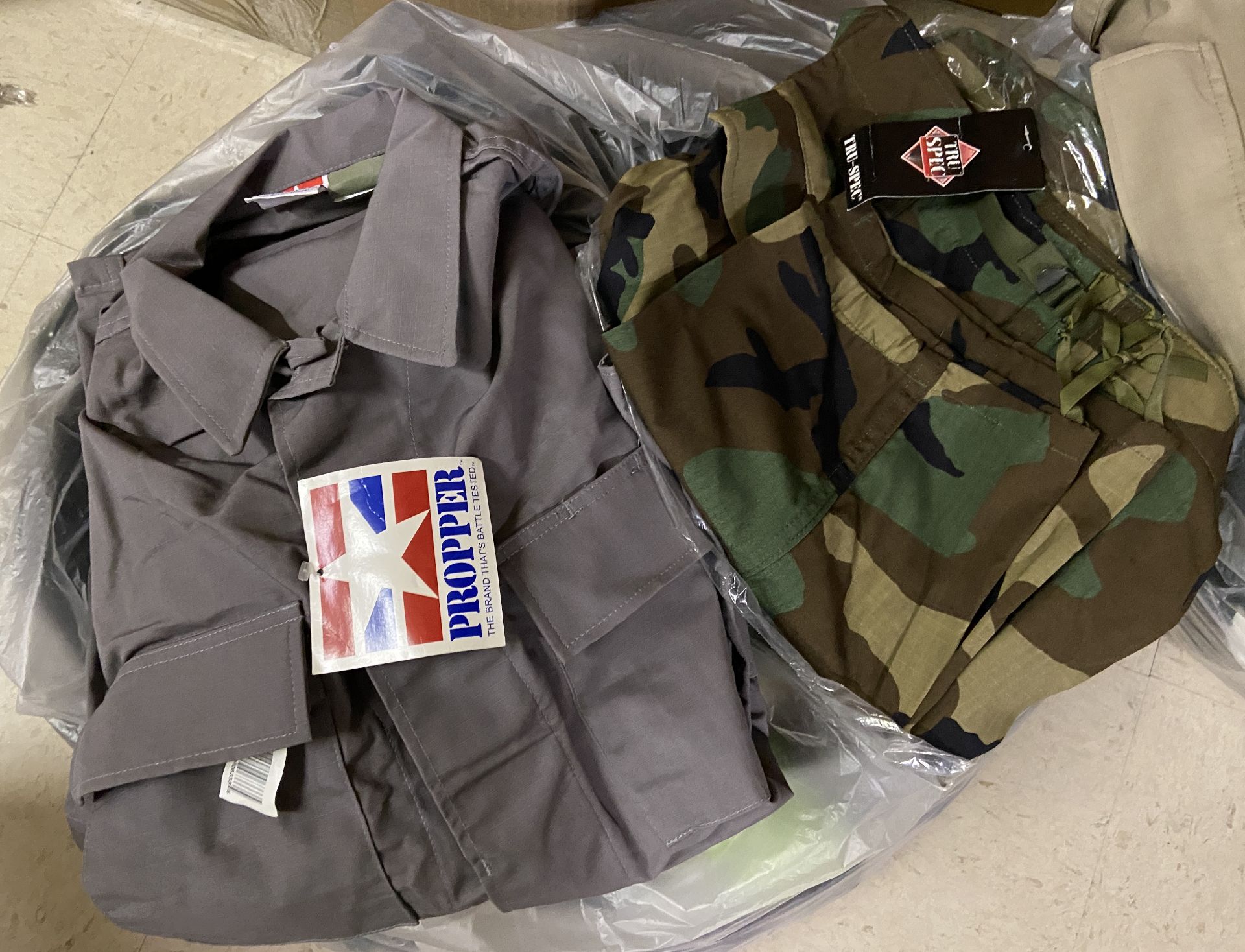 TruSpec and Propper Tactical Gear Utility Shirts & Pants (Approx 50) New with Tags. Various Sizes - Image 4 of 5