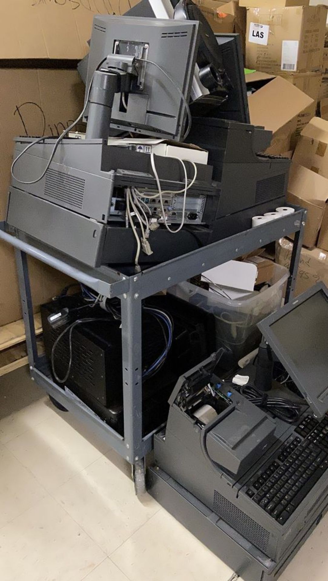 Pallet of Toshiba POS Cash Registers, Computer Towers and Cables etc - Image 2 of 6