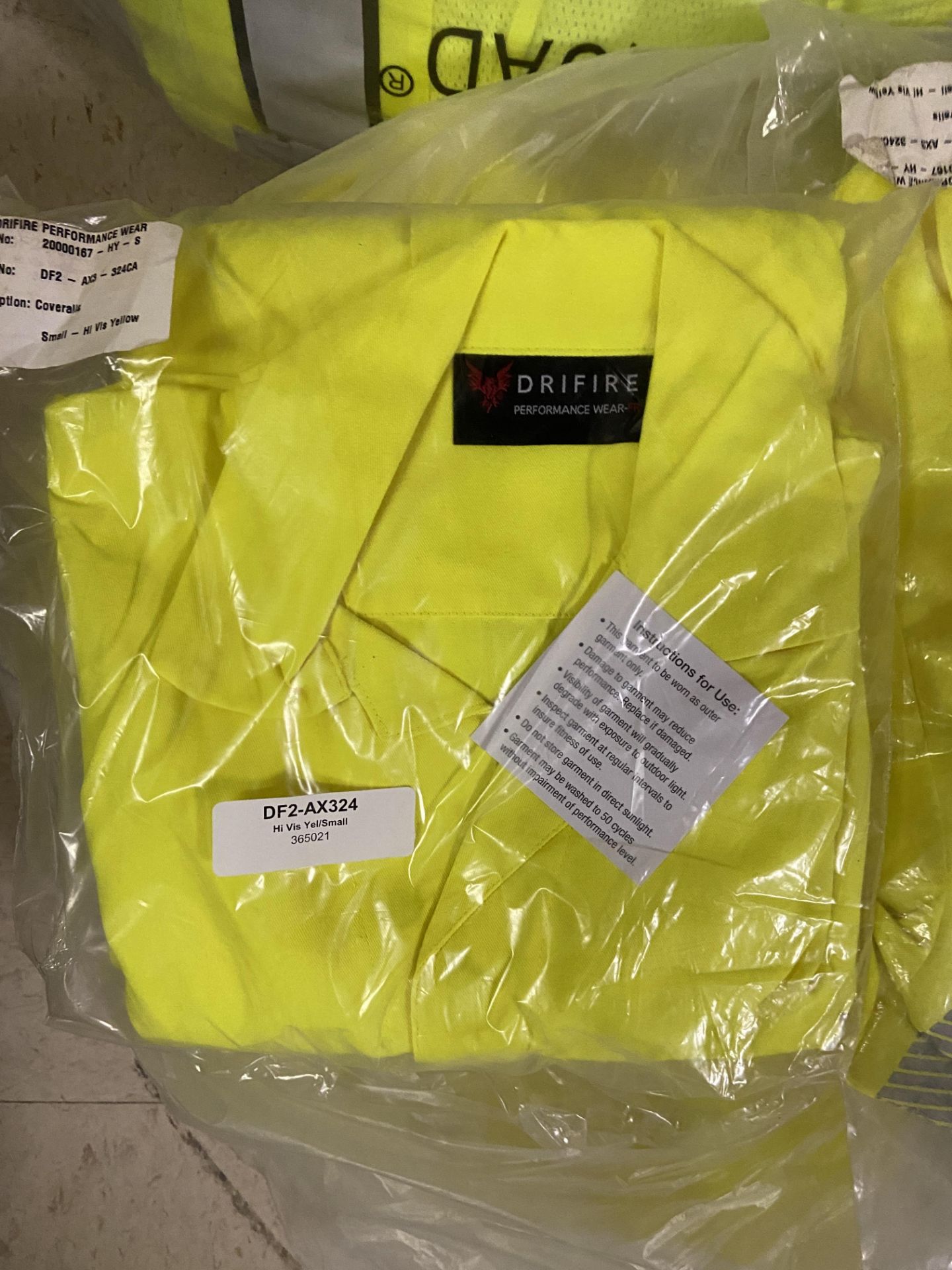 Blauer Bright Yellow Neon Safety Vests (Approx 50+), DriFire Neon Yellow Shirts (Approx 25) Utility - Image 6 of 6