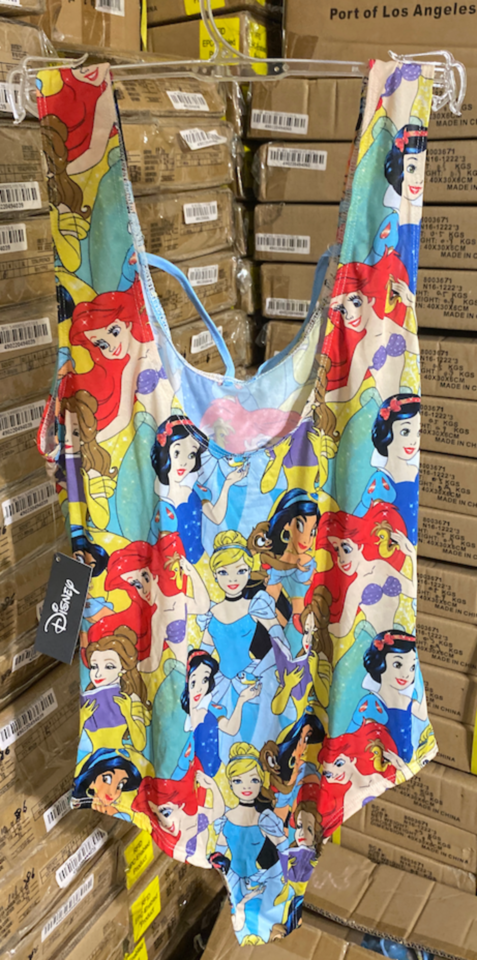 735 Pieces, Disney's Princess Girls Children's Bodysuit, new with tags **Lot located in Miami, FL*