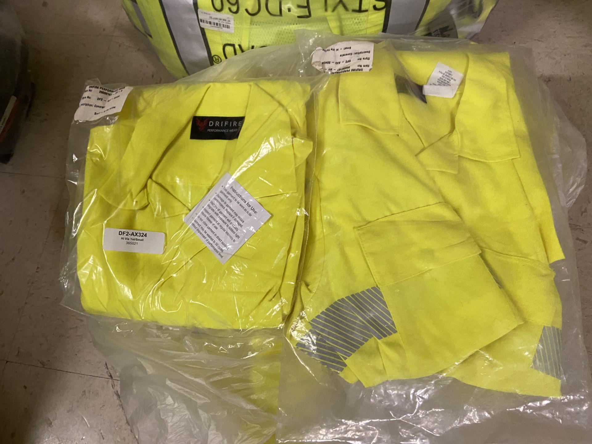 Blauer Bright Yellow Neon Safety Vests (Approx 50+), DriFire Neon Yellow Shirts (Approx 25) Utility - Image 5 of 6