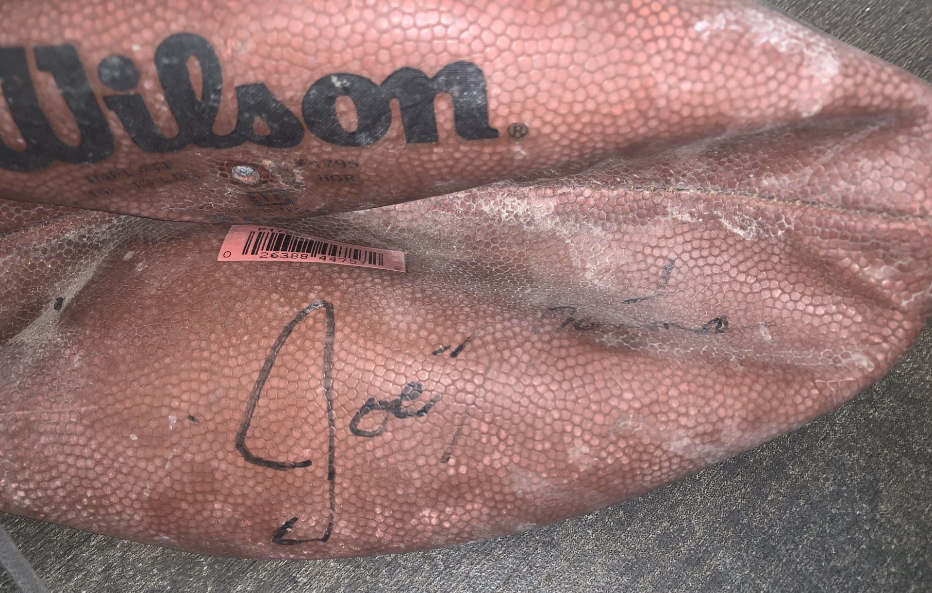 JOE MONTANA AUTOGRAPHED FOOTBALL - Image 5 of 6