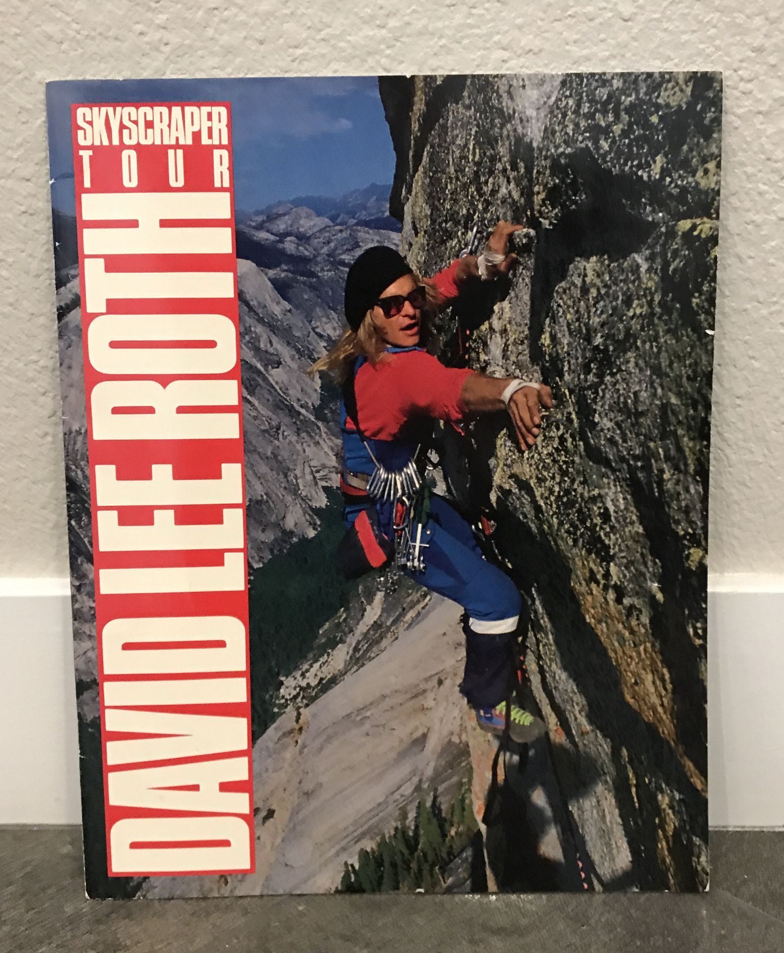 DAVID LEE ROTH SKYSCRAPER TOUR PROGRAM