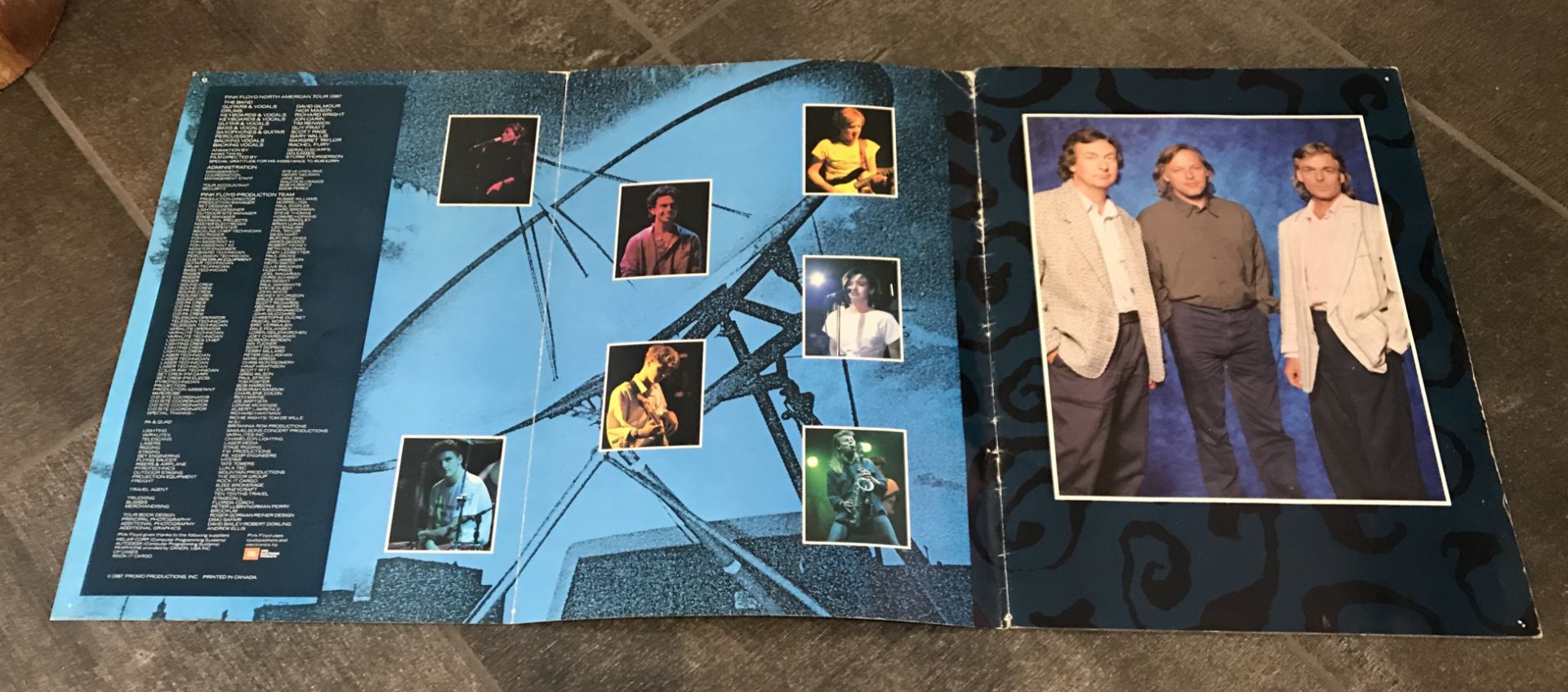 PINK FLOYD TOUR PROGRAM 1987 - Image 2 of 4