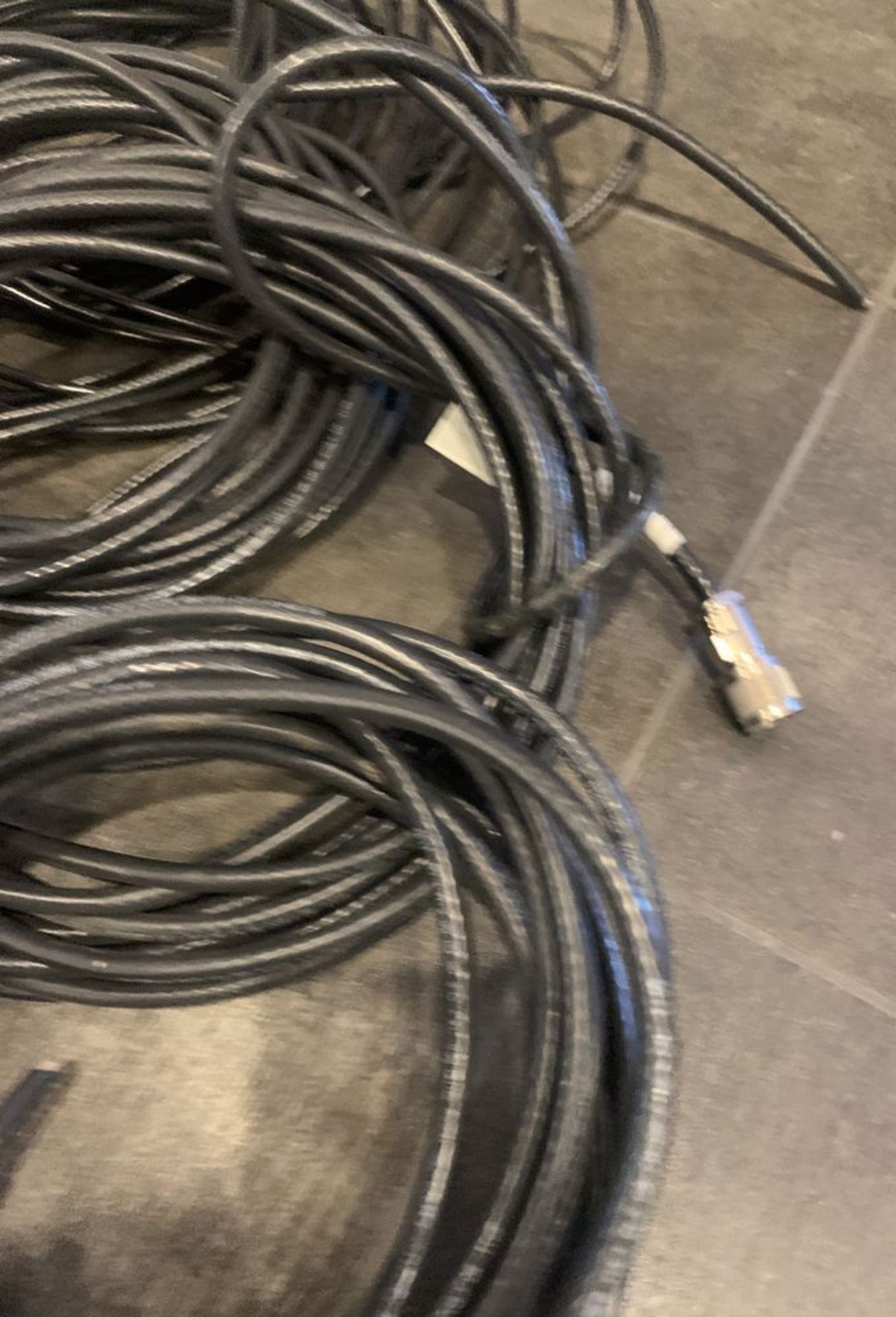 11 INDUSTRIAL LONG WIRE HARNESSES FOR WIRED VIDEO CAMERA SURVEILLANCE SYSTEM - Image 4 of 5