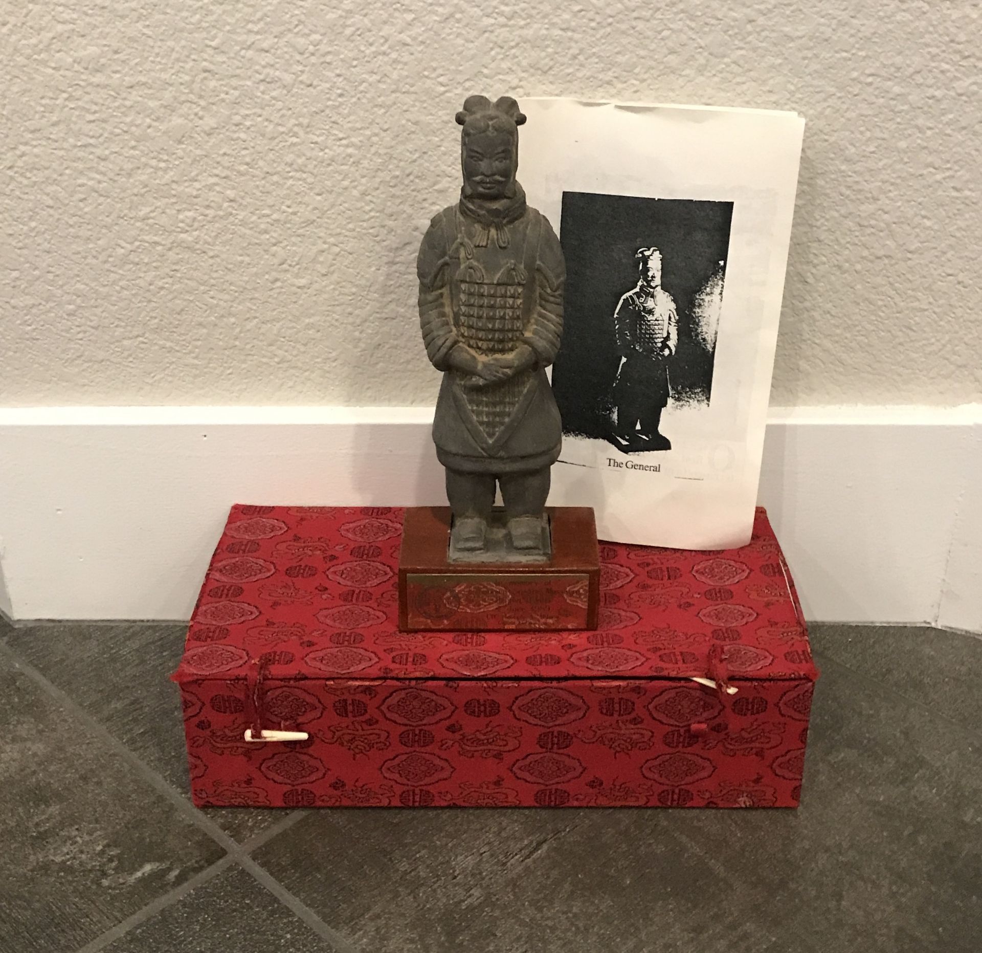 Terracotta The General Tienanmen Square Massacre Memorial LTC Joseph Milano Old $1500 VALUE - Image 4 of 4