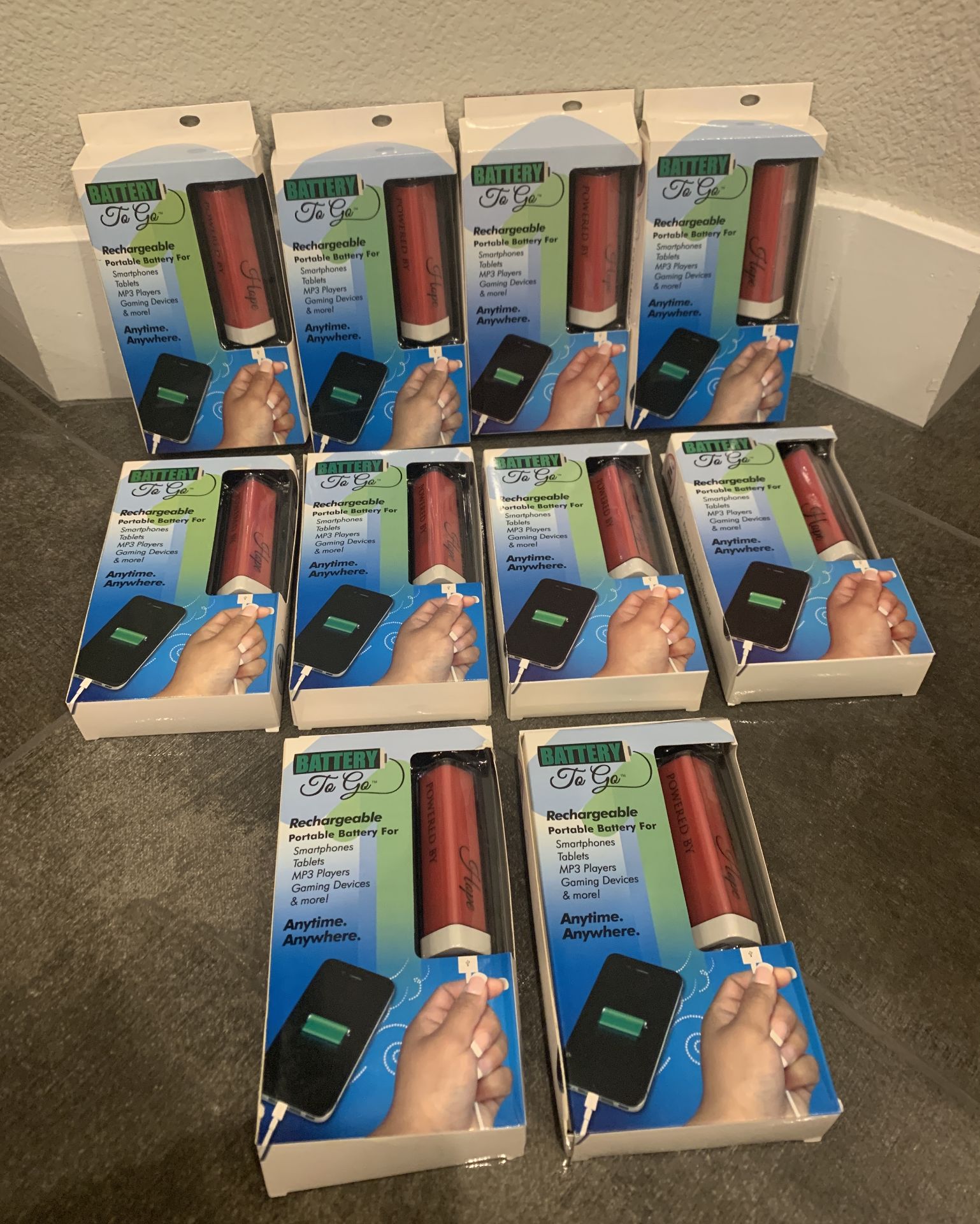 10 BRAND NEW BATTERY TO GO PORTABLE UNITS