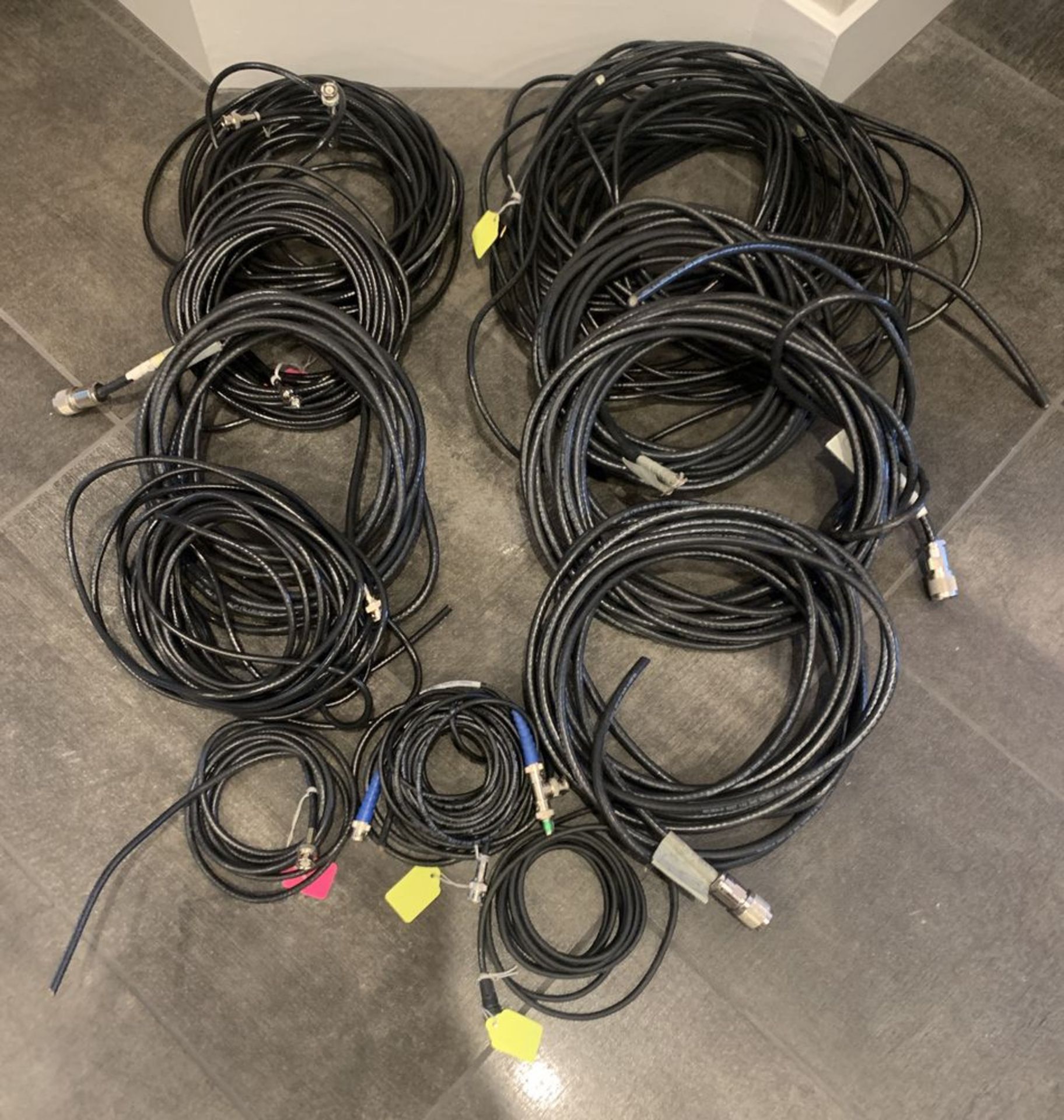 11 INDUSTRIAL LONG WIRE HARNESSES FOR WIRED VIDEO CAMERA SURVEILLANCE SYSTEM