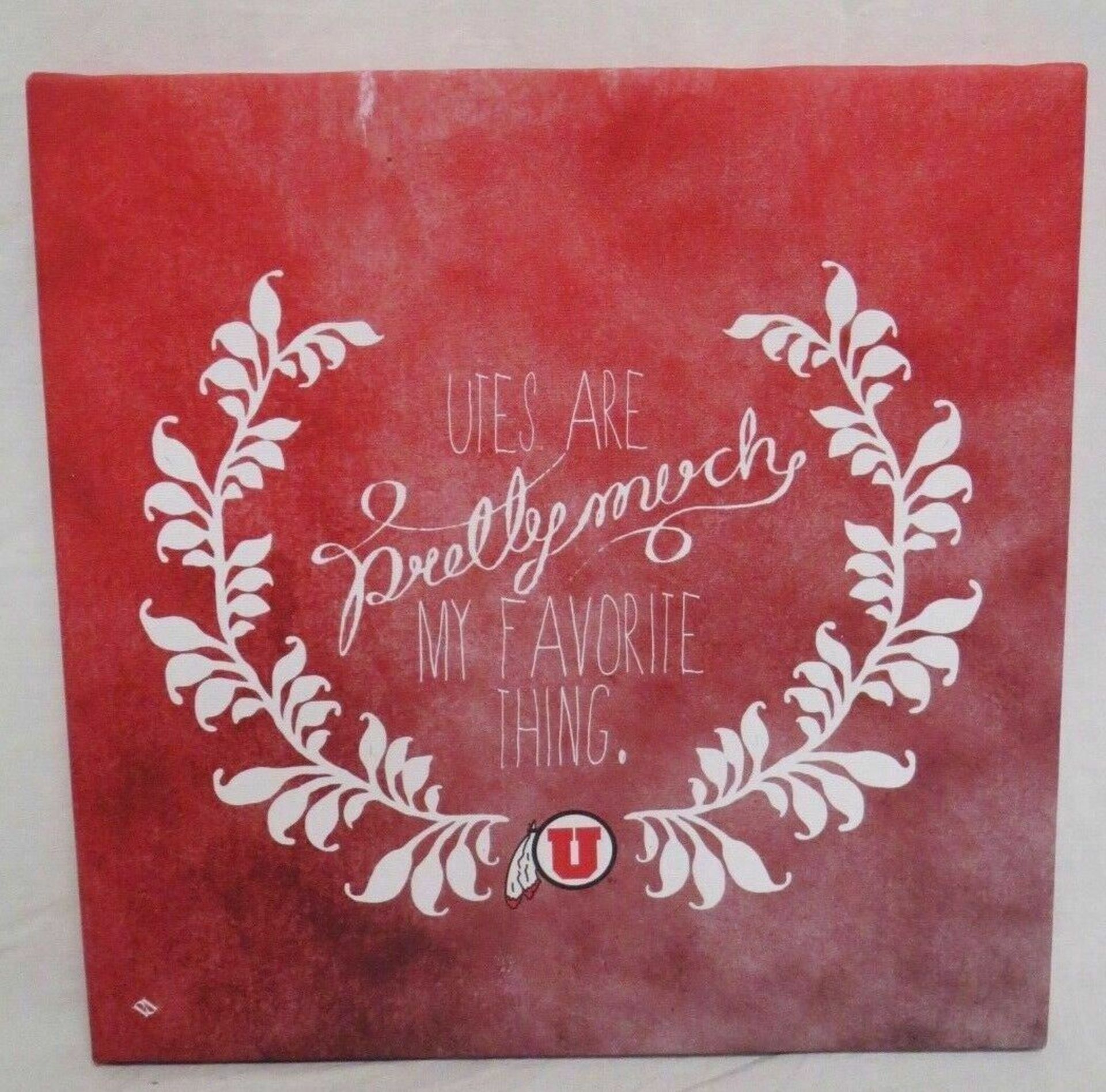 Utah Utes Lot Of 5 Canvas Painting Pictures Brand New - Image 6 of 9