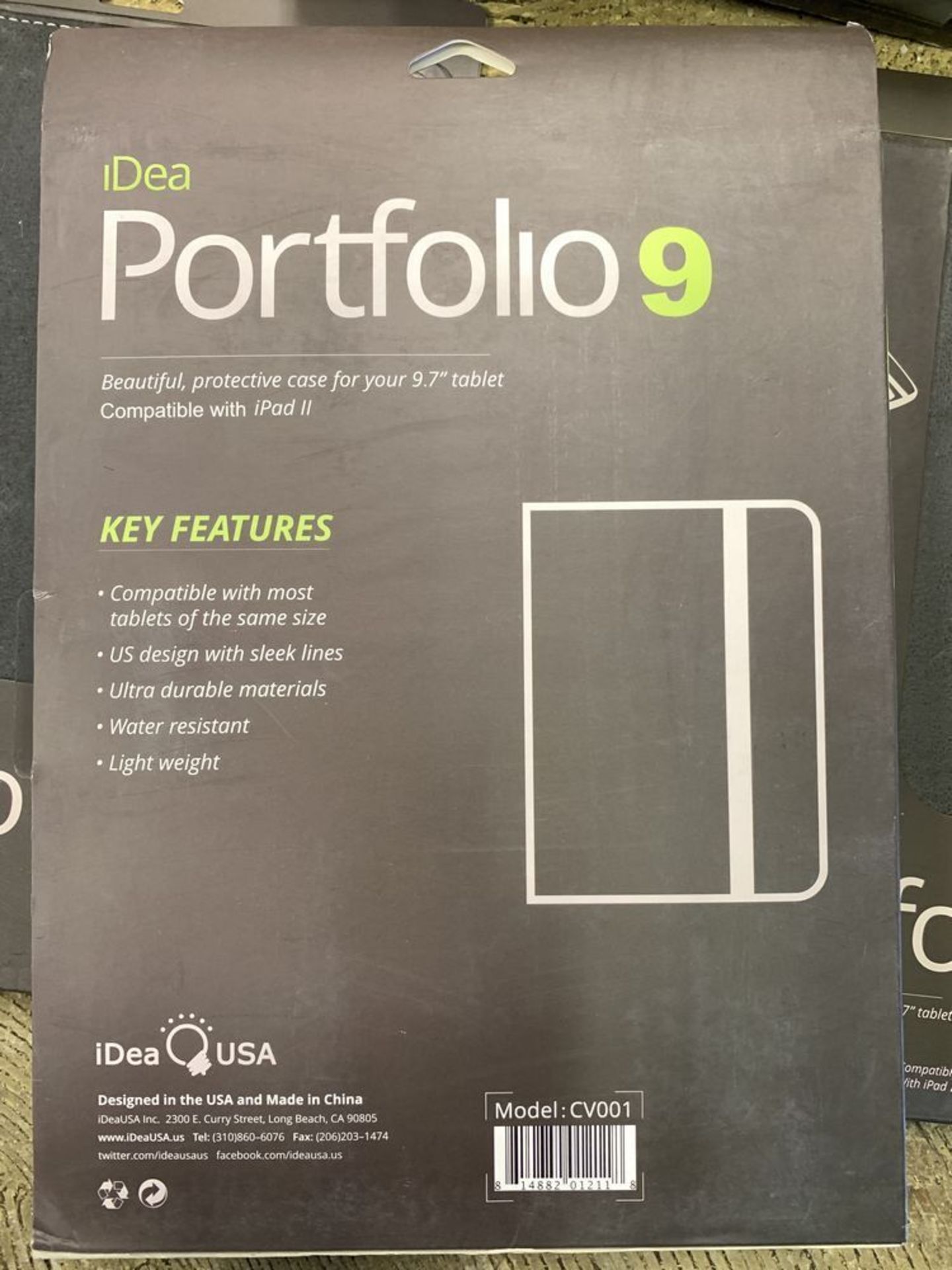 LOT OF 8 PORTFOLIO TABLET CASES, WORK WITH IPAD 2, NEW IN BOX - Image 3 of 3