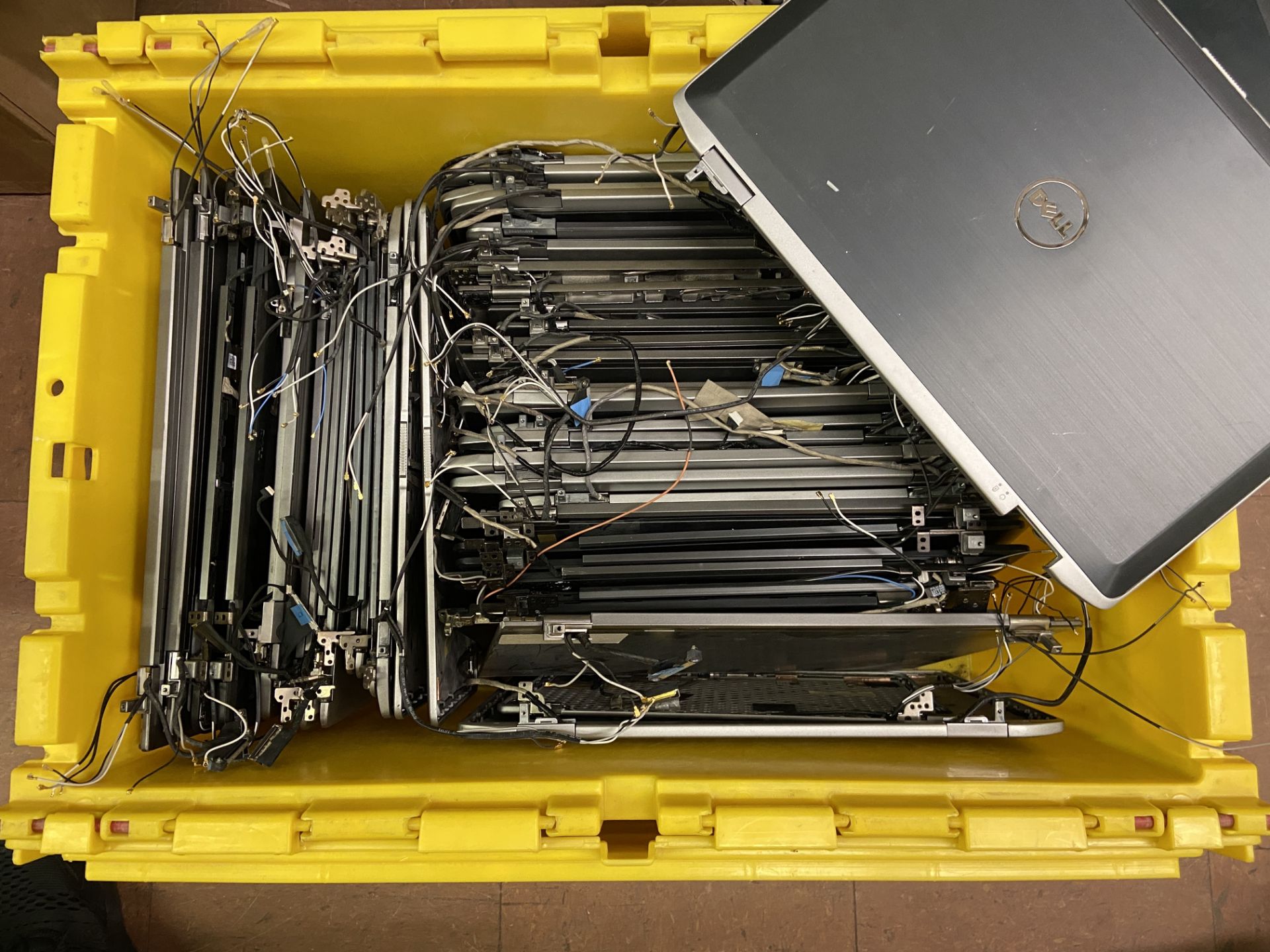 Crate of Laptop Parts