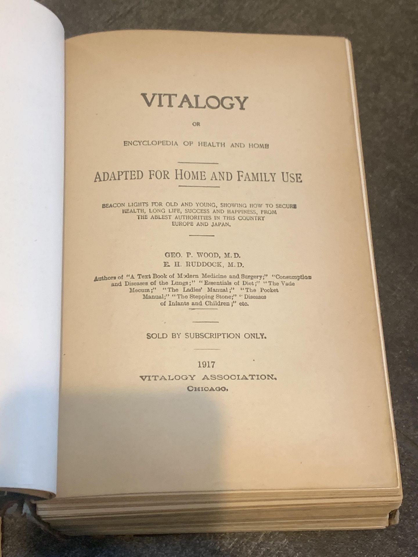 VERY OLD BOOKS VITALOGY THE ENCYCLOPEDIA OF HEALTH 1917 (PEARL JAM ) + DR CHASES COMPLETE WORKS 1905 - Image 6 of 6