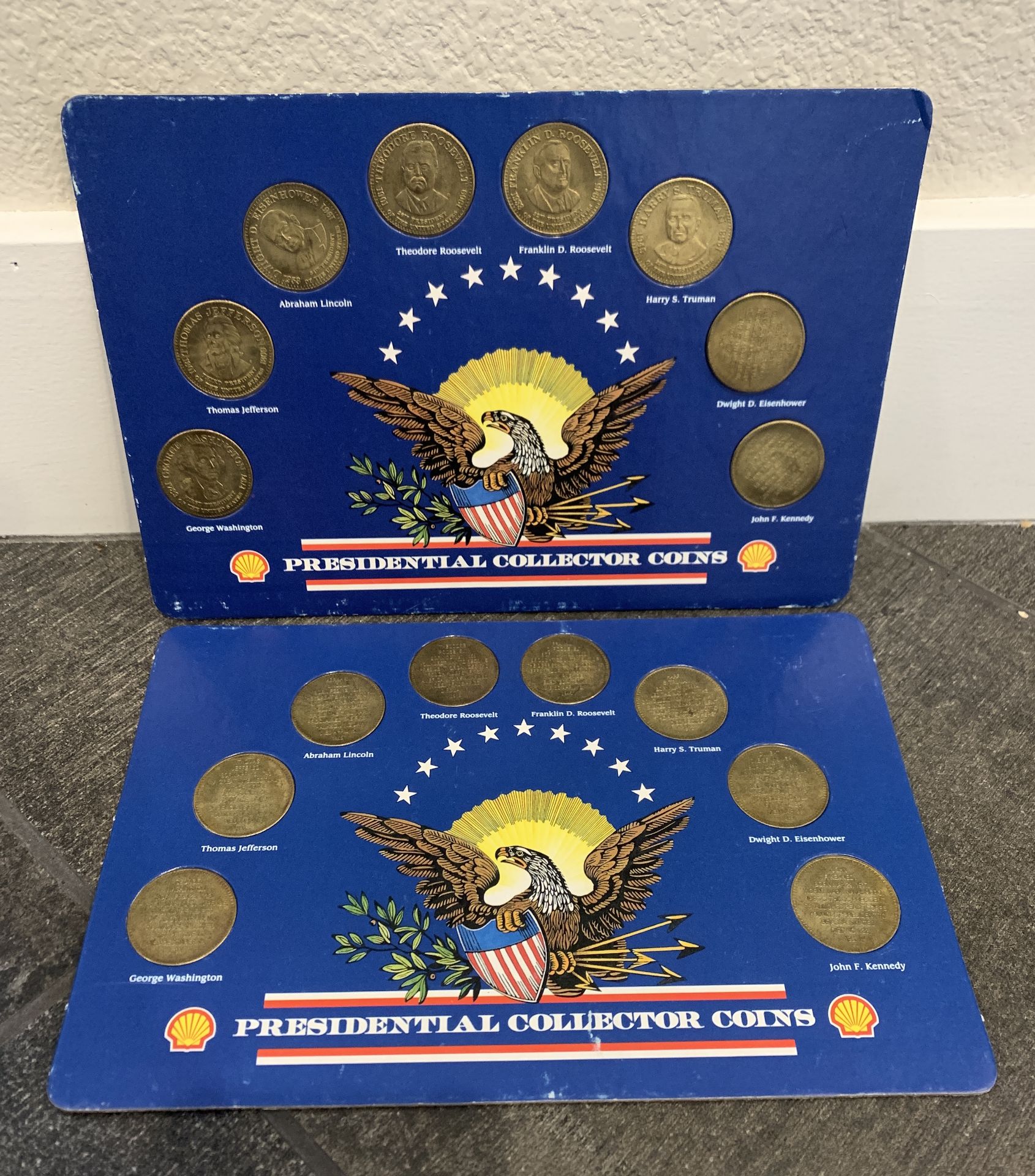 SHELL 1992 PRESIDENTIAL COLLECTOR COIN SETS