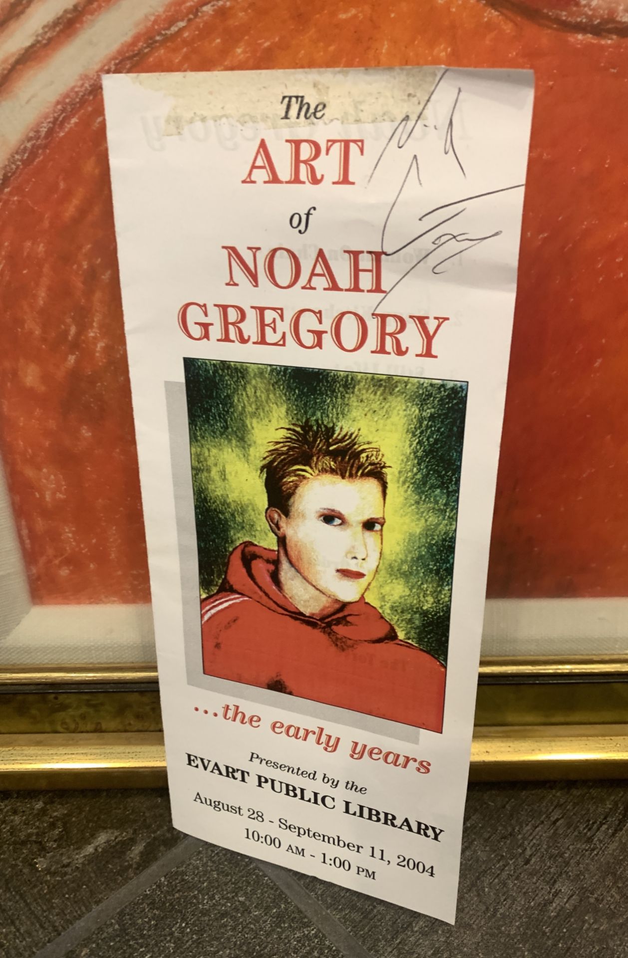 THE ART OF NOAH GREGORY ORIGINAL FLAGSHIP PAINTING, WAS USED FOR ALL OF HIS PUBLICITY. HIGH VALUE - Image 2 of 6