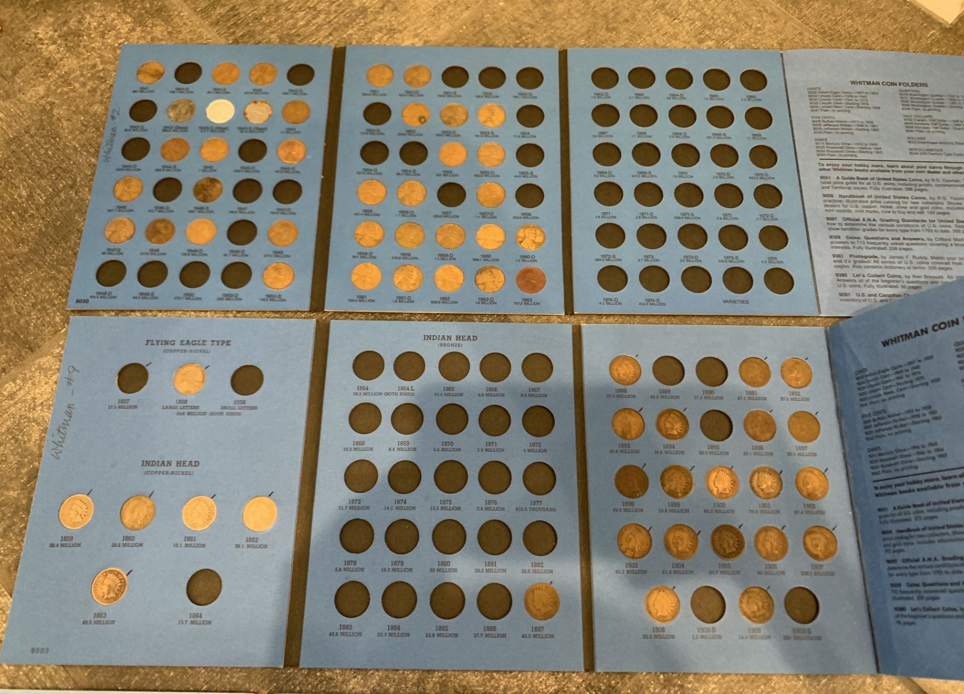 ANTIQUE NICKELS AND PENNY COIN COLLECTION SETS - Image 4 of 4