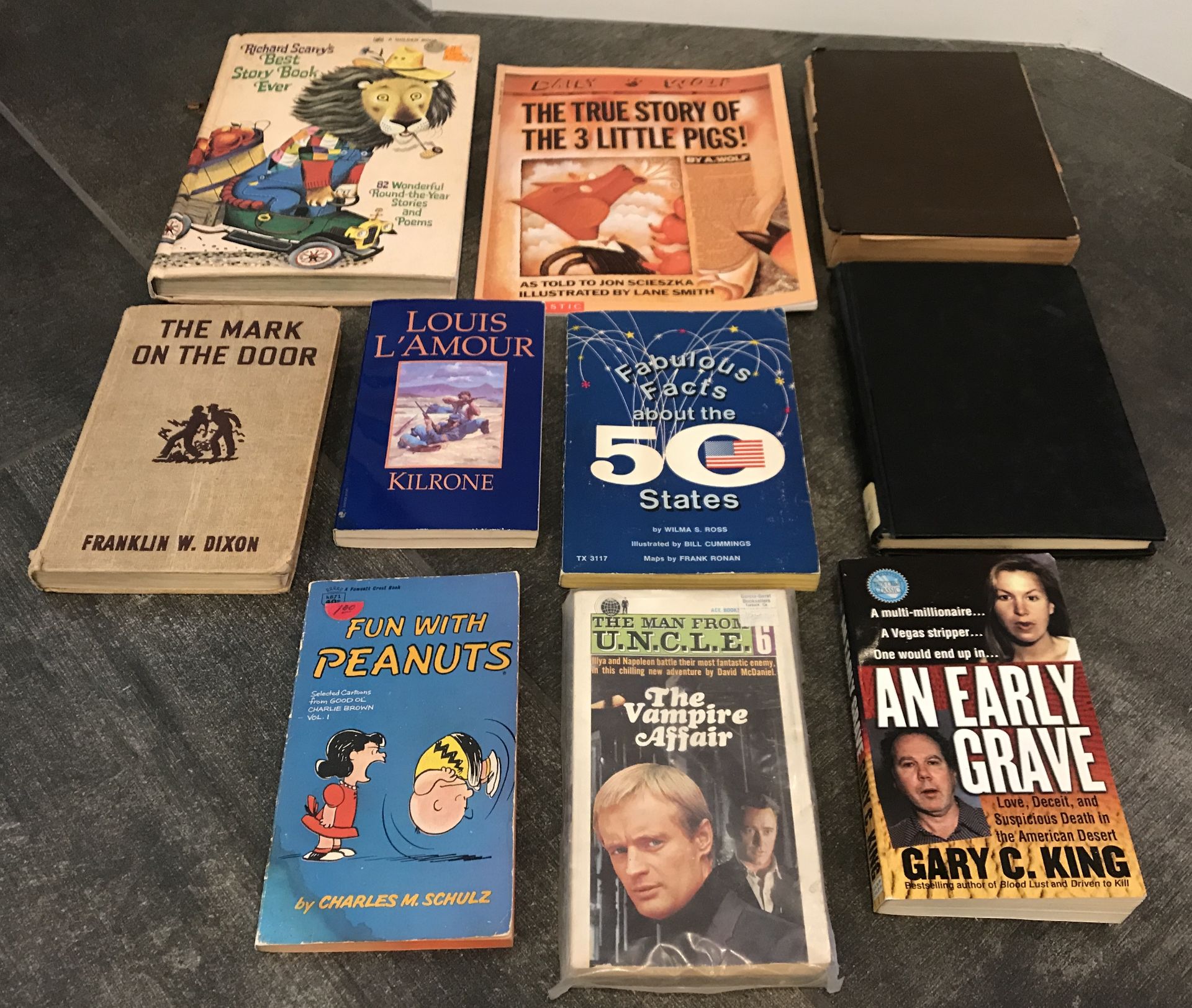 LOT OF ASSORTED BOOKS NOVELS AND CHILDREN'S