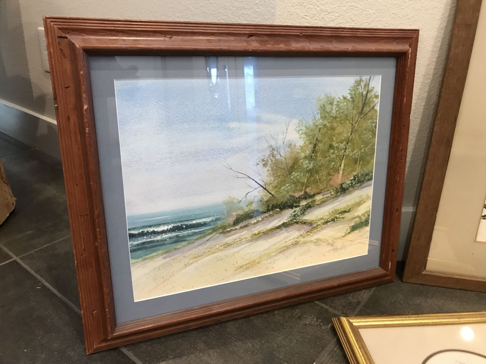 LOT OF THREE BEAUTIFUL PAINTING OF NATURE, FRAMED AND READY TO HANG - Image 3 of 4