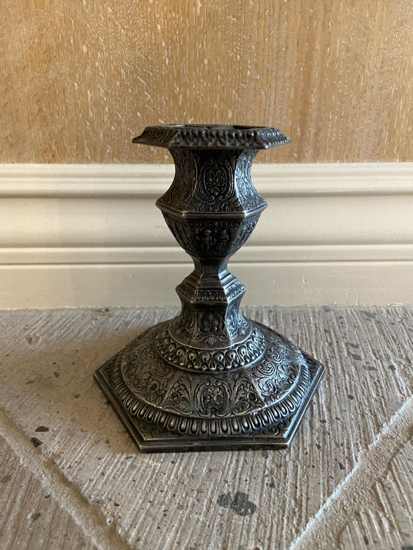 Derby S.P. Co 2558 Metal Candle Holder (Single)