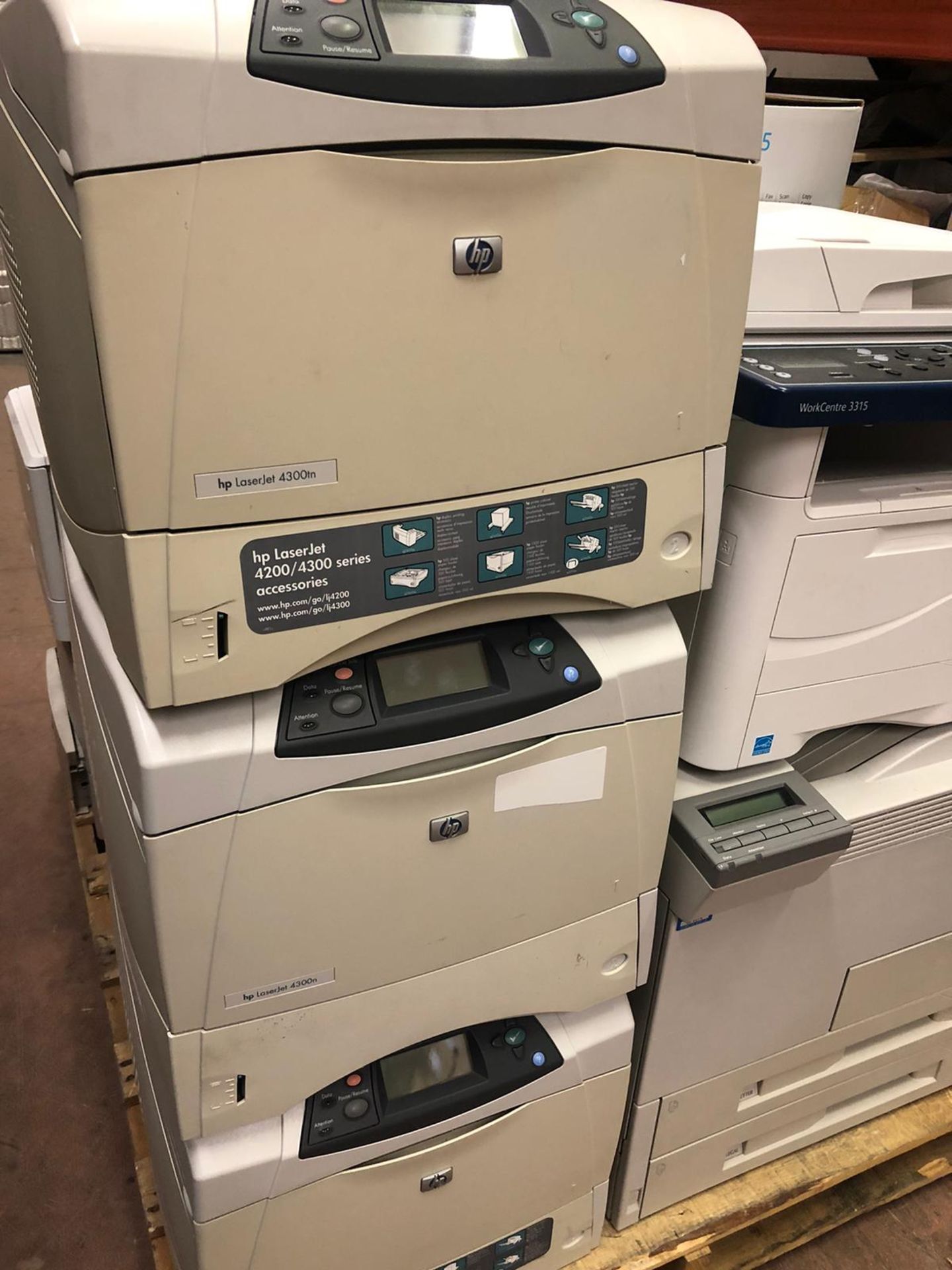 Pallet of Printers, Fax Machines, Scanners, some in box - Image 4 of 9