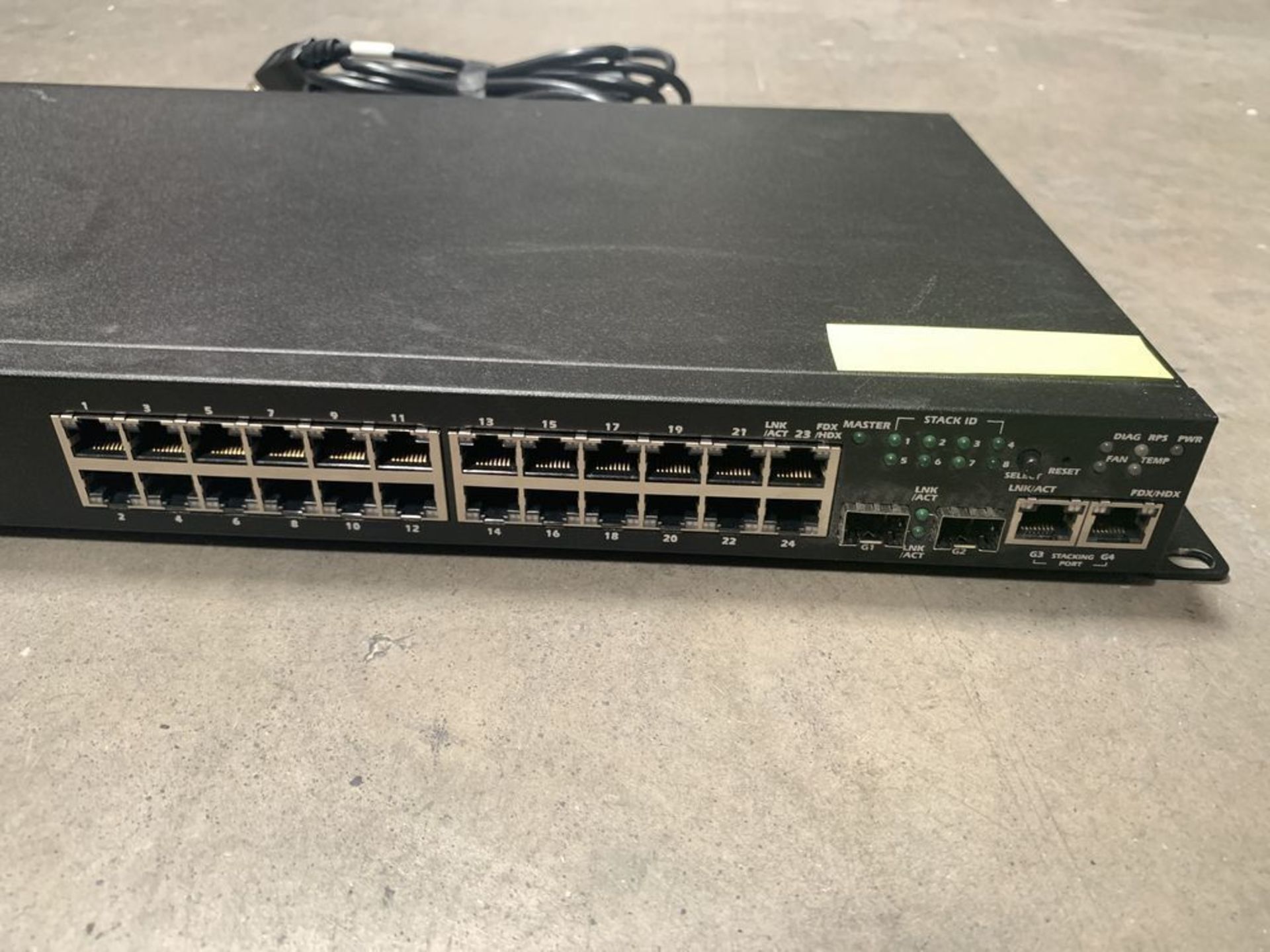 Dell PowerConnect 3524 Network Switch with Power CableWorking when last used - Bild 4 aus 5