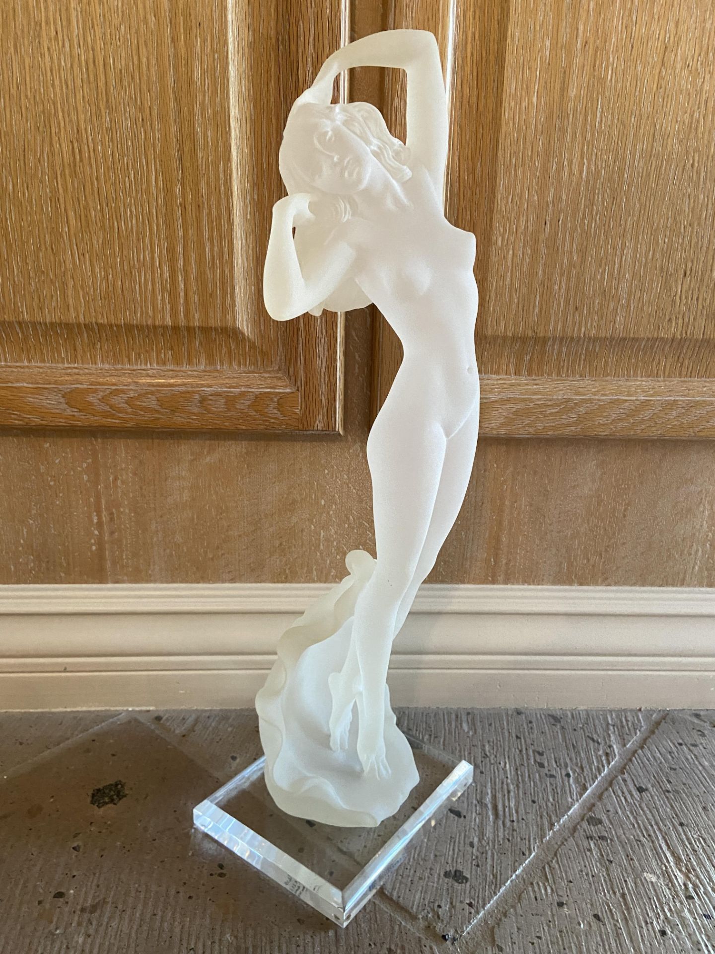 Crystallus 1987 Sculpture 18" Woman