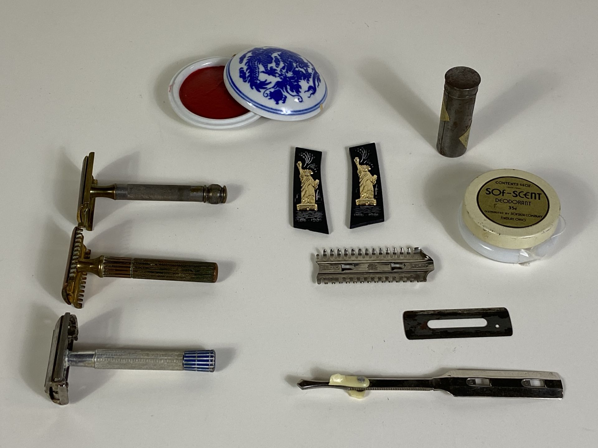 Vintage Razors, Antique Cosmetics