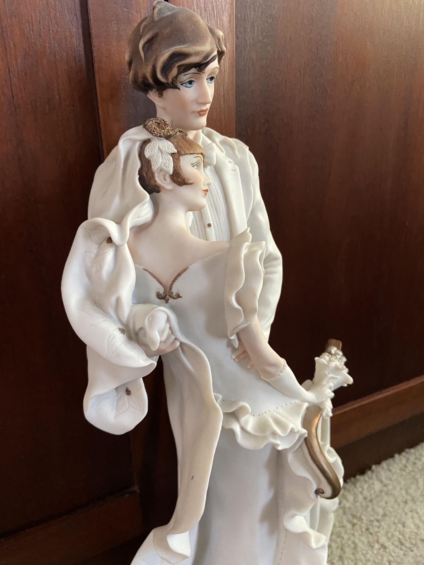 G Armani Florence 1987 Wedding Couple Porcelain Sculpture - Image 4 of 8