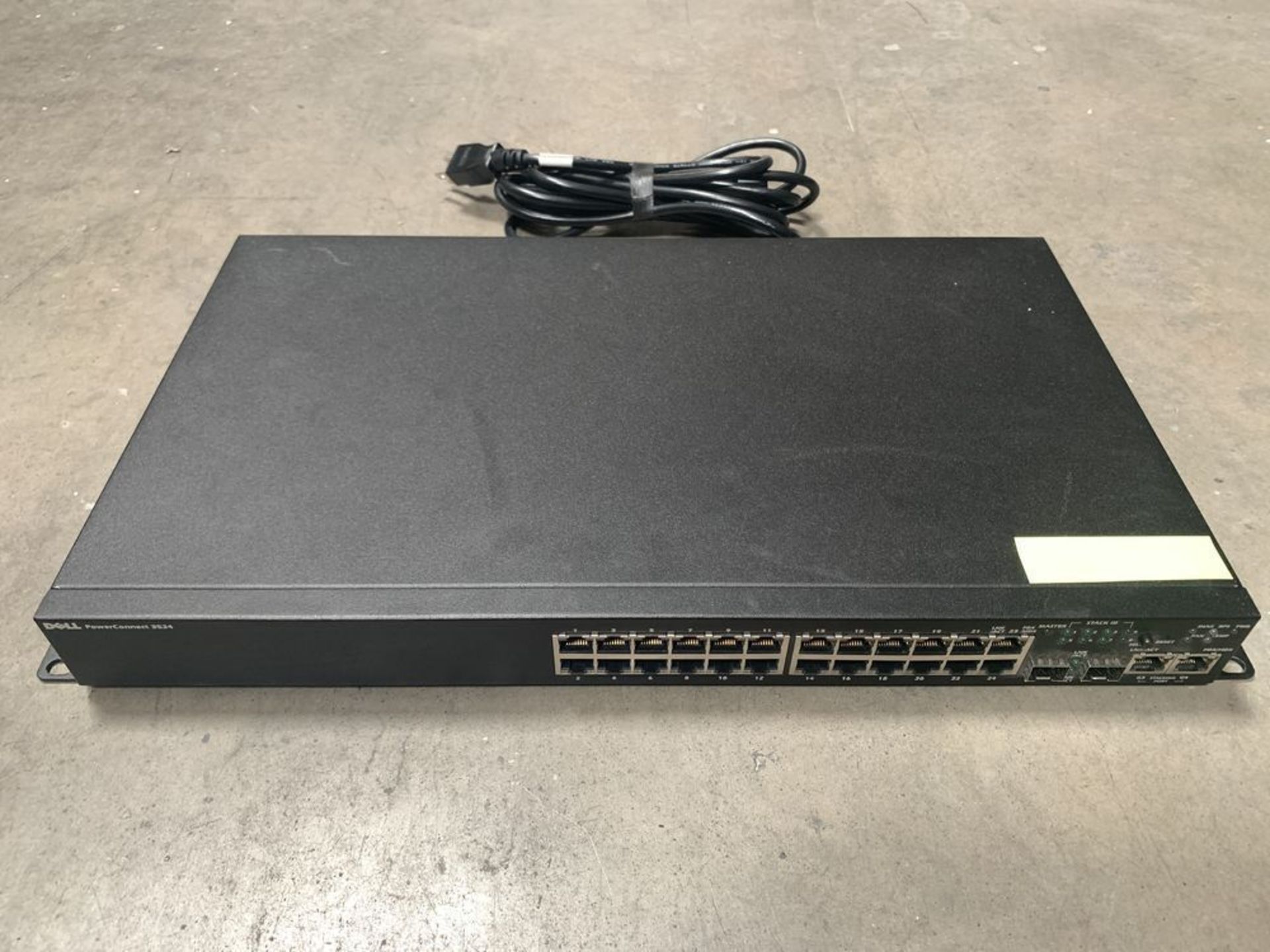 Dell PowerConnect 3524 Network Switch with Power CableWorking when last used