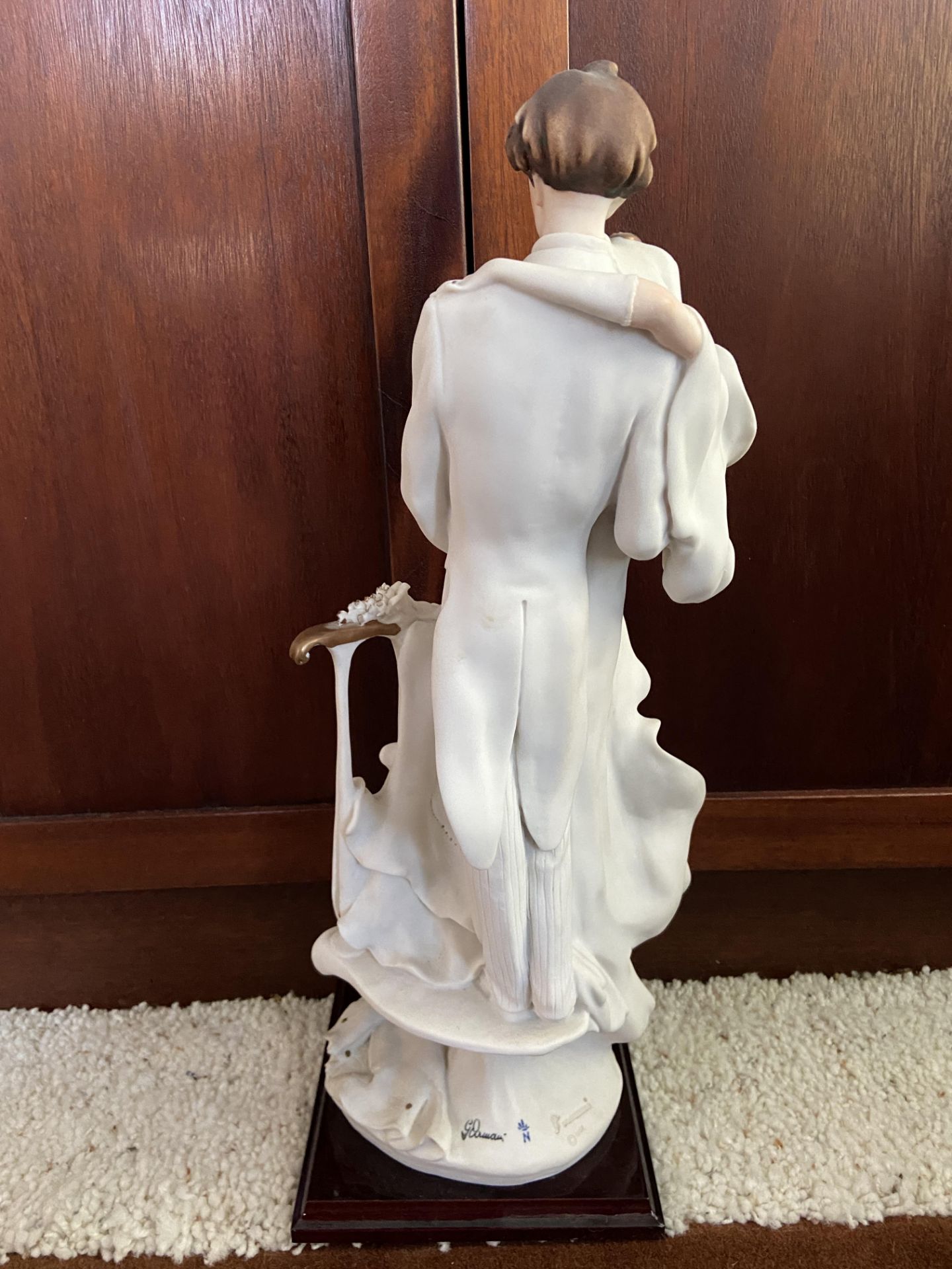 G Armani Florence 1987 Wedding Couple Porcelain Sculpture - Image 6 of 8