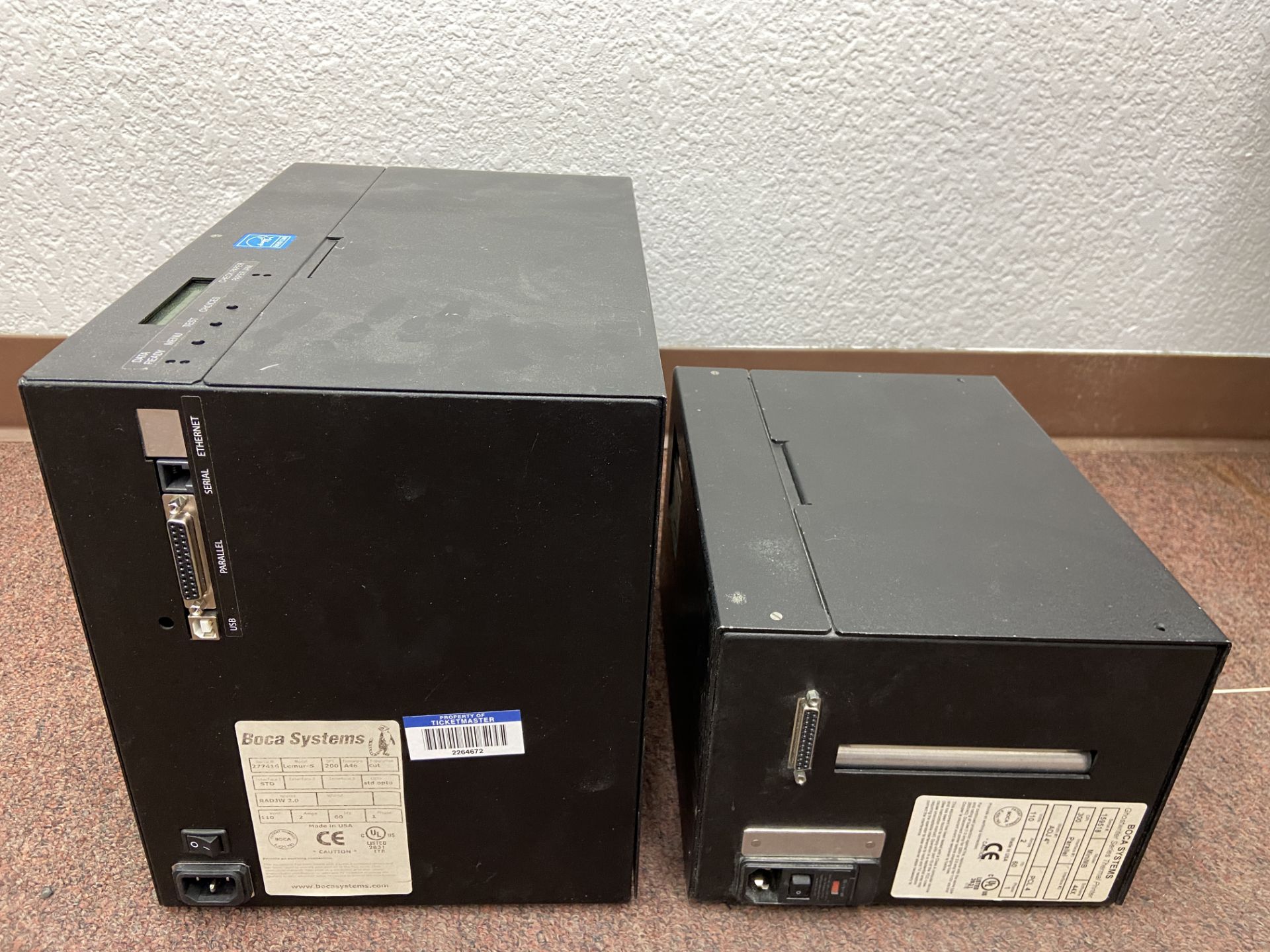 2 Boca Systems Thermal Printers - Image 5 of 6