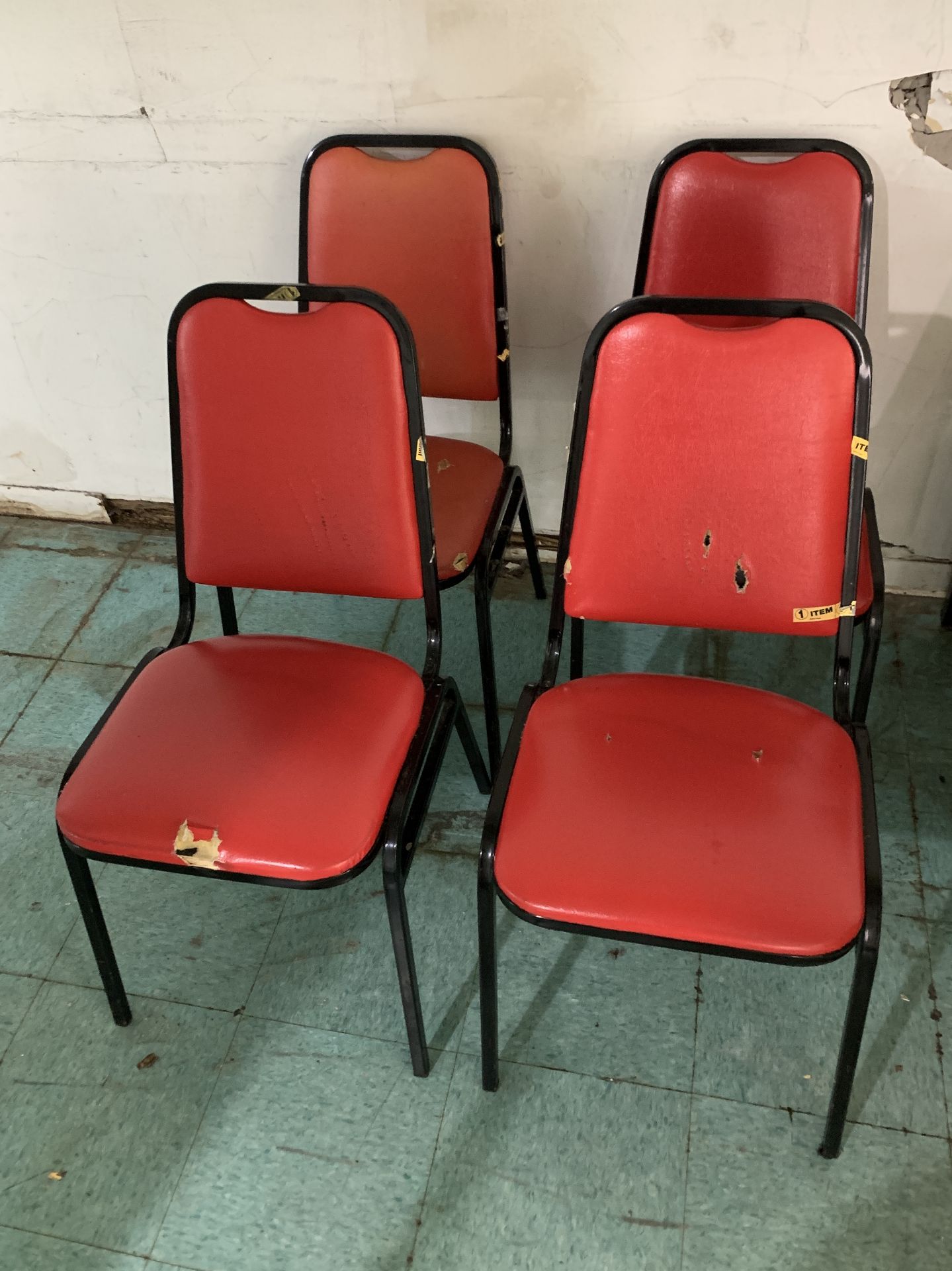 4 RETRO VINTAGE KITCHEN TABLE CHAIRS