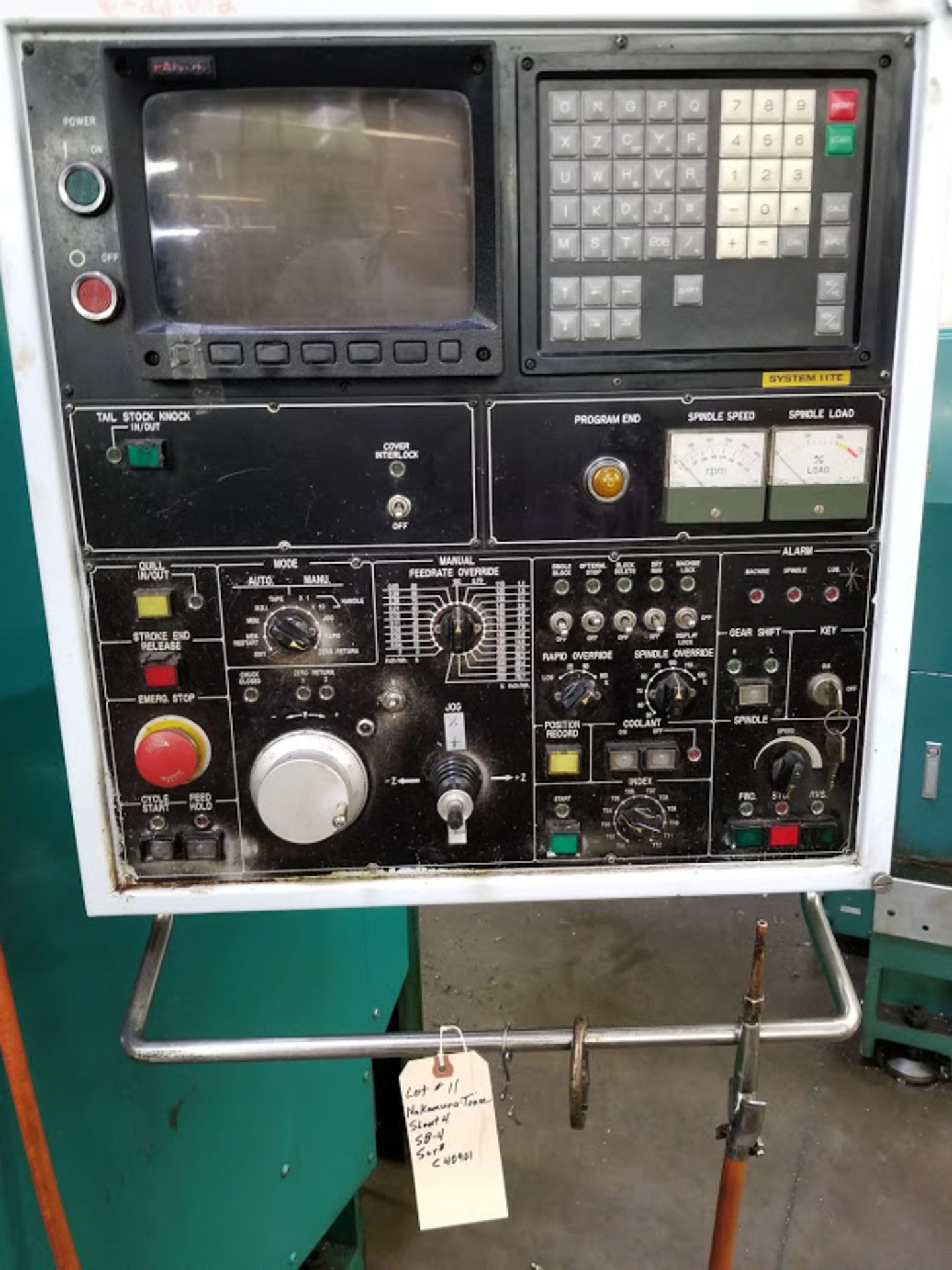 Nakamura Tome Slant 4 CNC Turning Center with Fanuc 11T Controls SB-4 Serial # C40901 - Image 2 of 6