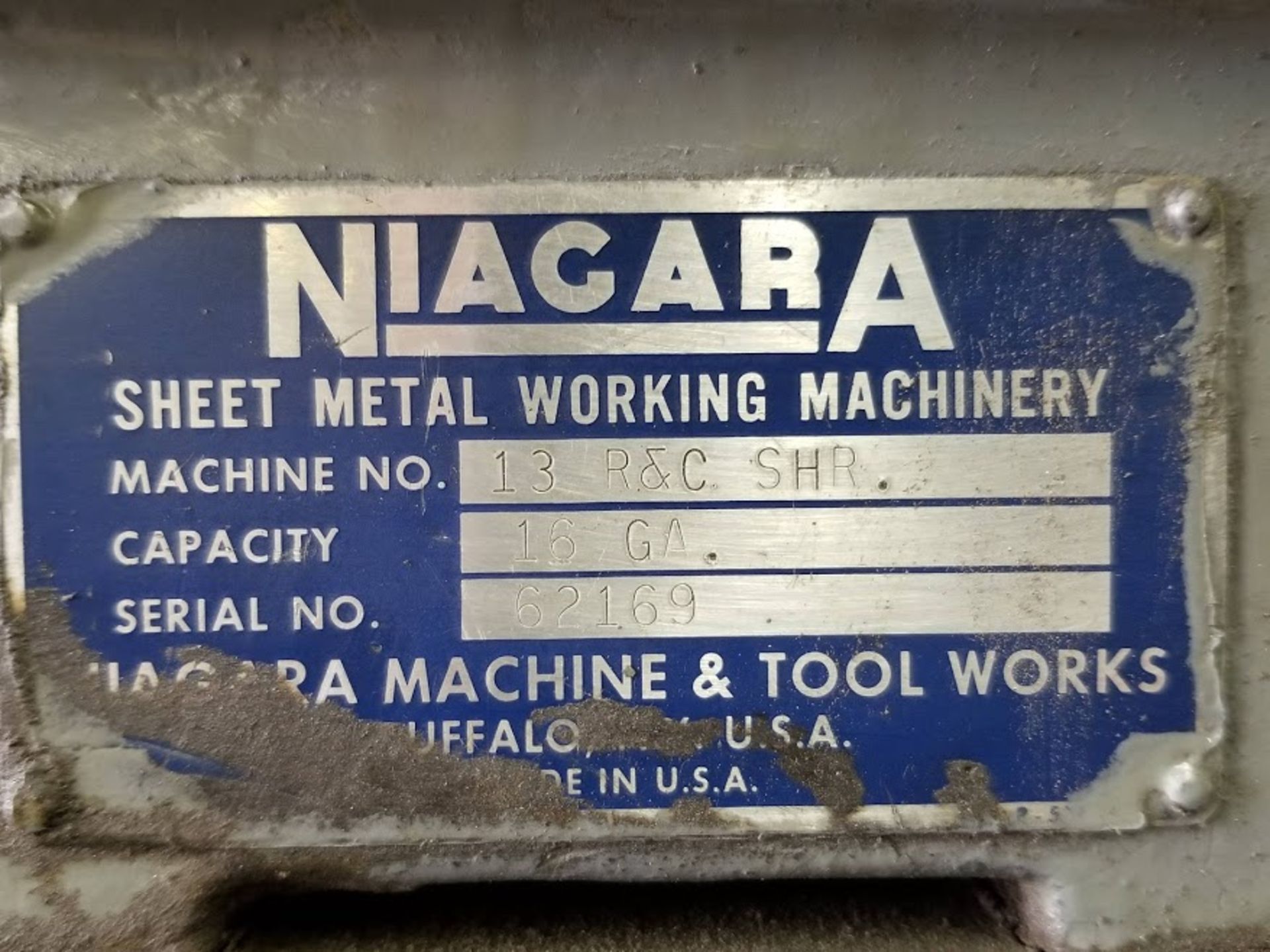 Niagara 13 Ring & Circle Shear, 16 gauge 110 Volt Electric Motor - Image 5 of 5