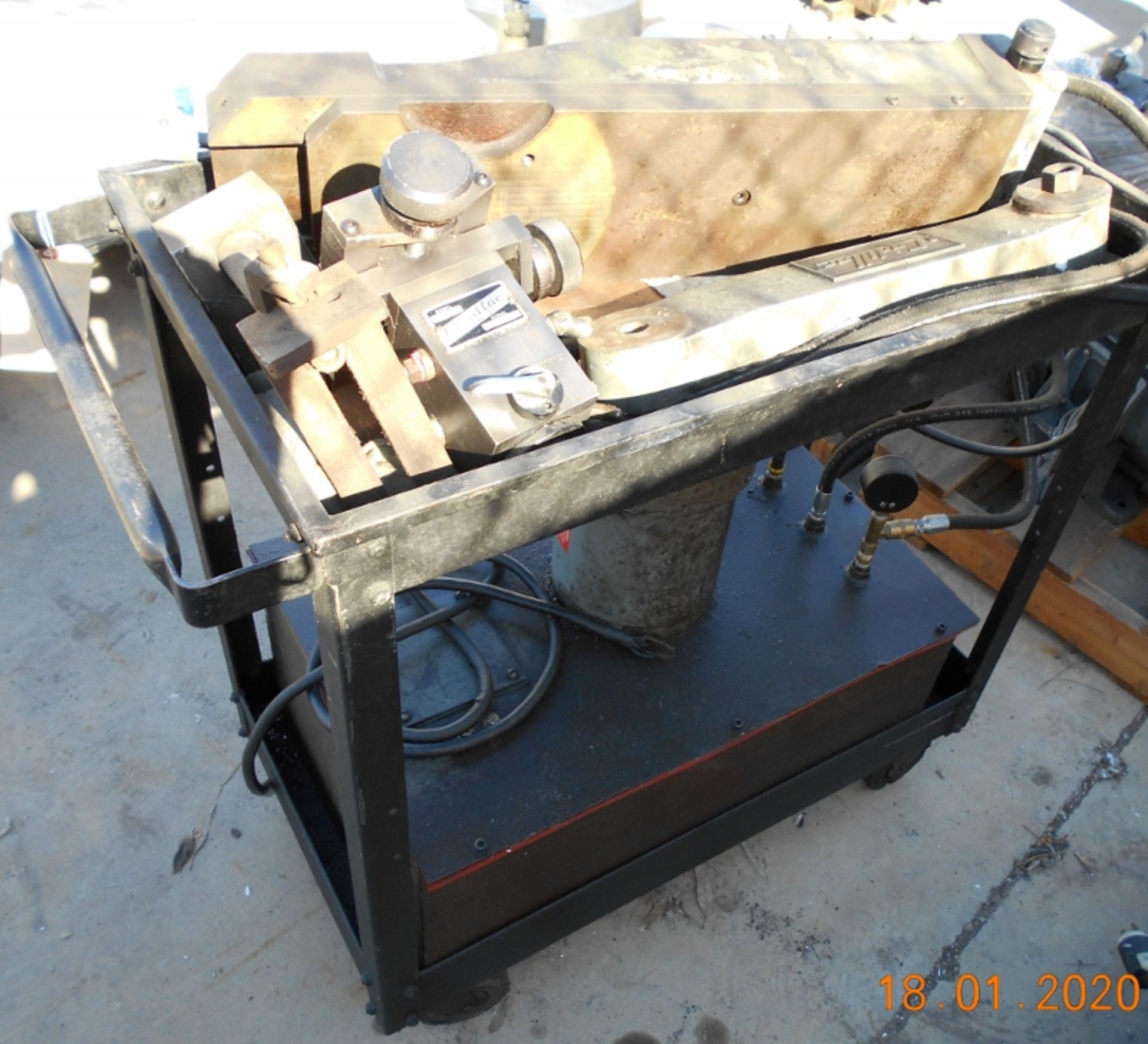 Hyraulic Pump, Rolling Cart, & Cadillac Parts - Image 3 of 4