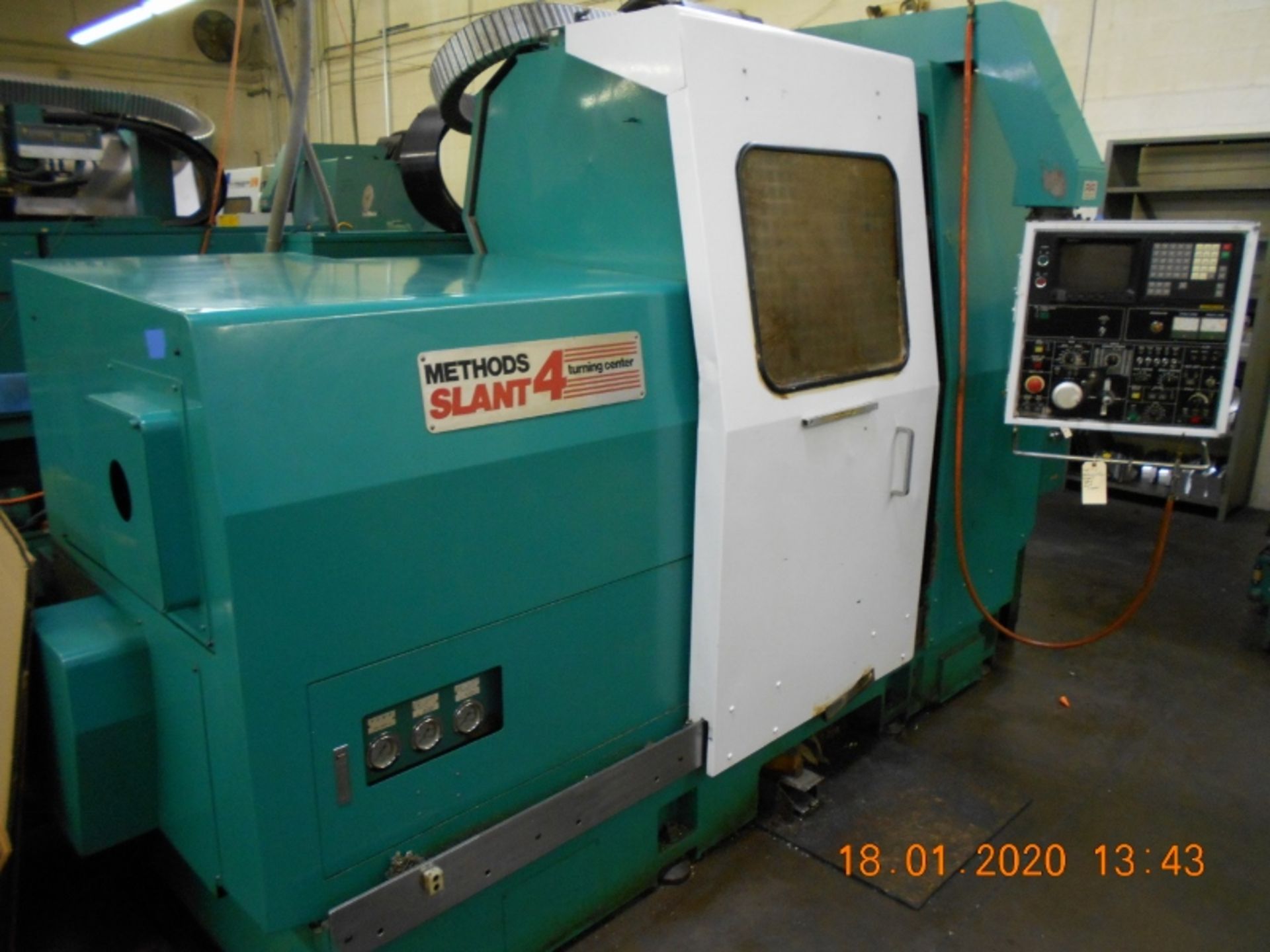 Nakamura Tome Slant 4 CNC Turning Center with Fanuc 11T Controls SB-4 Serial # C40901 - Image 3 of 6