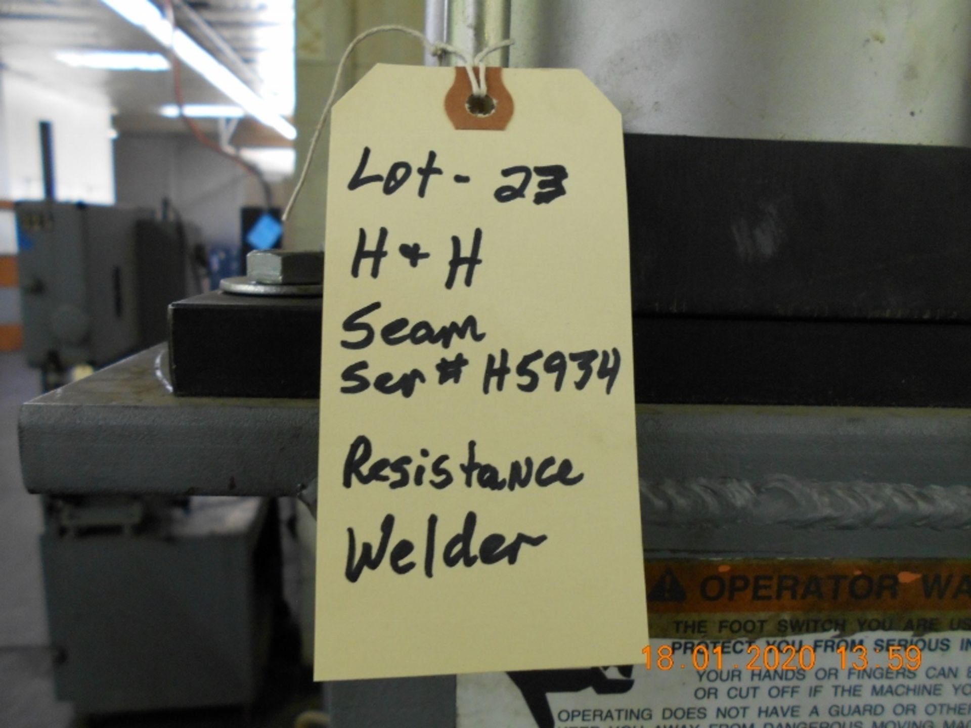 H&H Resistance Seam Welder - Image 2 of 5