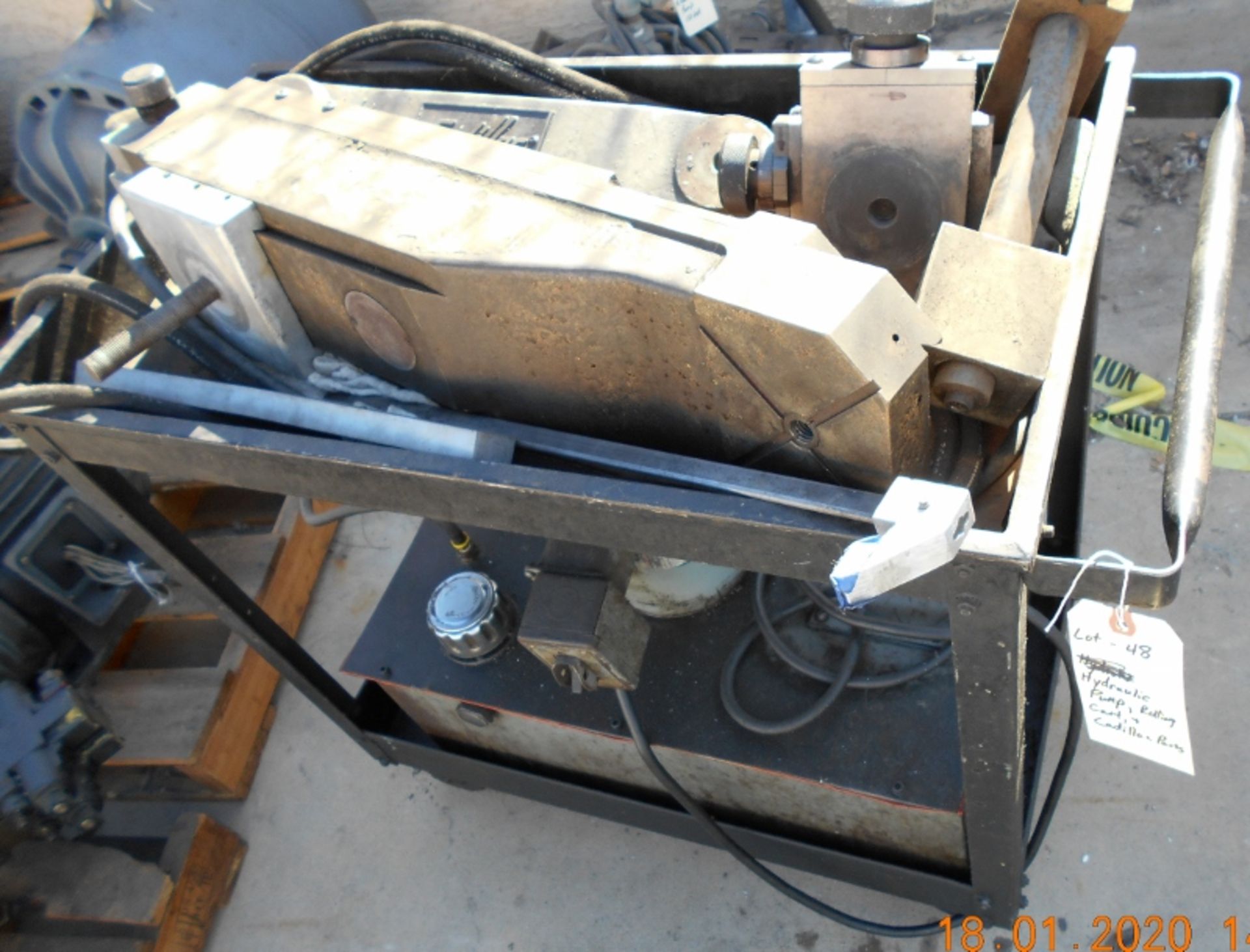 Hyraulic Pump, Rolling Cart, & Cadillac Parts