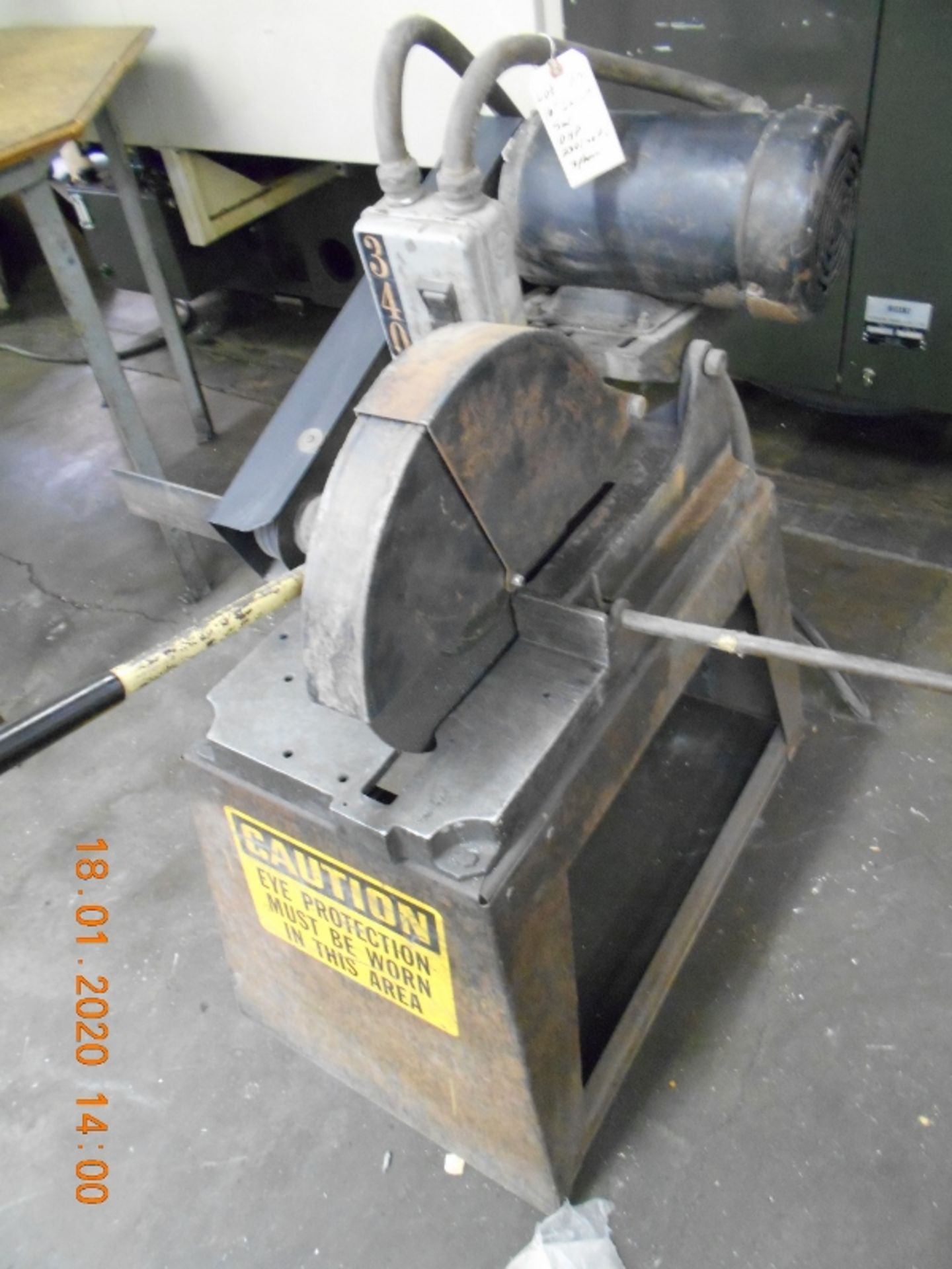 16" Abrasive cut off saw, 10 Hp 230/460 Volt 3 phase