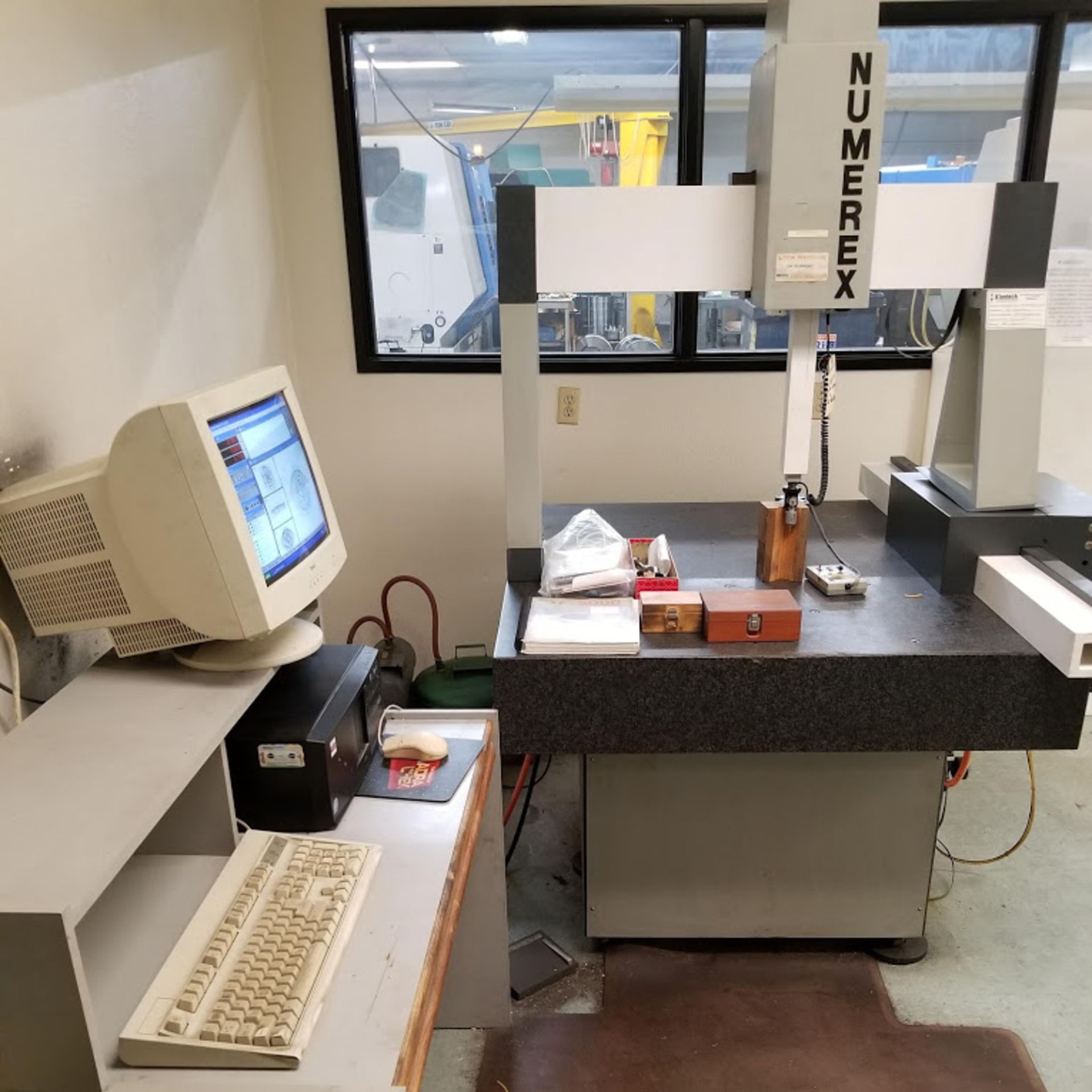 CMM Coordinate Measuring Machine with computer, tanks & misc.