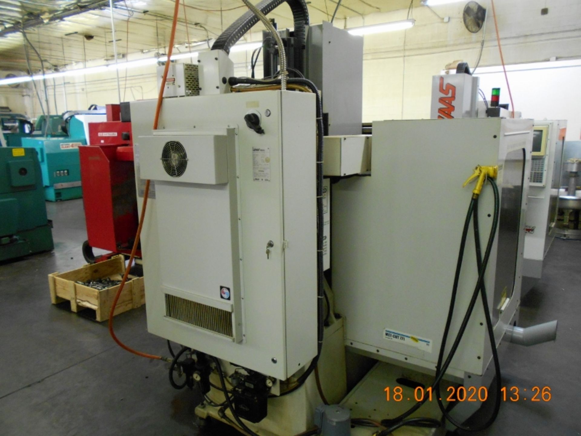 Haas CNC Vertical Machining Center (VMC) VF-1 Serial #8899 - Image 4 of 7