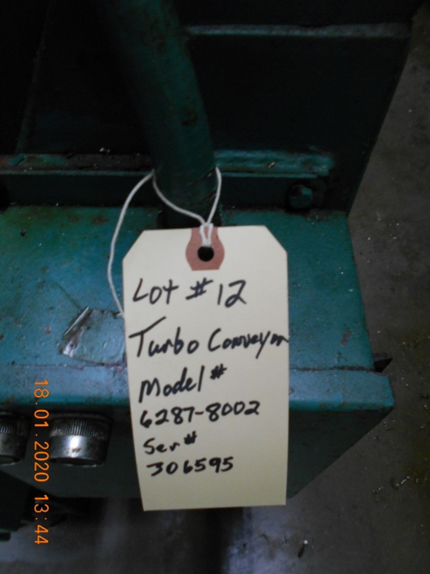 Turbo 6287-8002 Incline Chip Conveyor Serial #306595 - Image 2 of 4