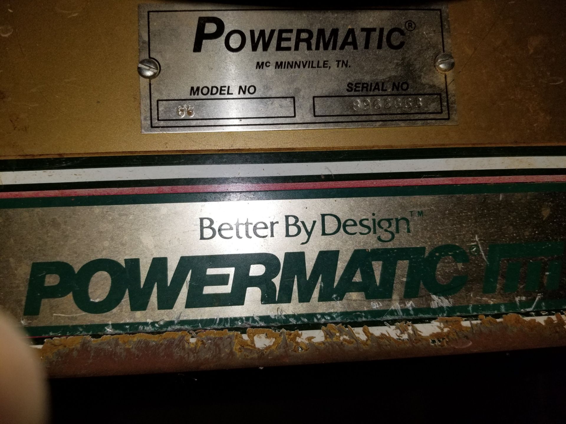 Powermatic 10" Table Saw #66, 50" Biesemeyer Rails & Fence 5hp 3ph 230V - Image 4 of 6