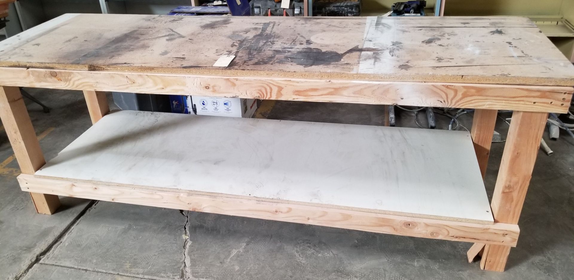 Shop Work Table 97"x30"x35"