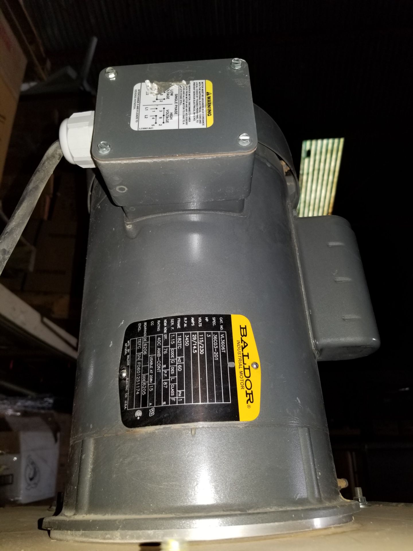 Oneida Dust Collector 3hp Super Dust Gorilla, 3hp 1ph 115/230V - Image 3 of 7