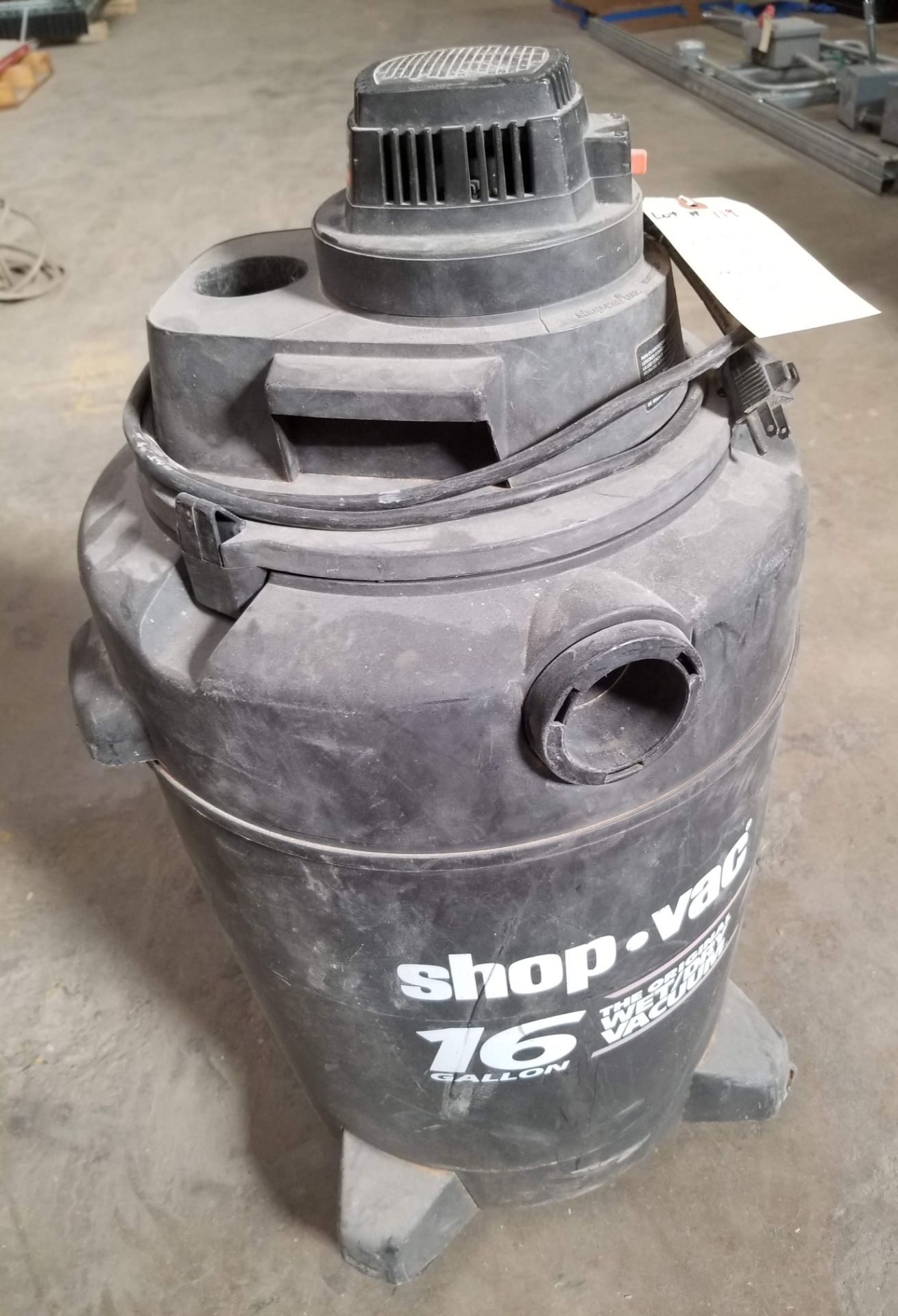 Shop Vac 16 Gallon Wet/Dry Vaccum 120V - Image 2 of 2