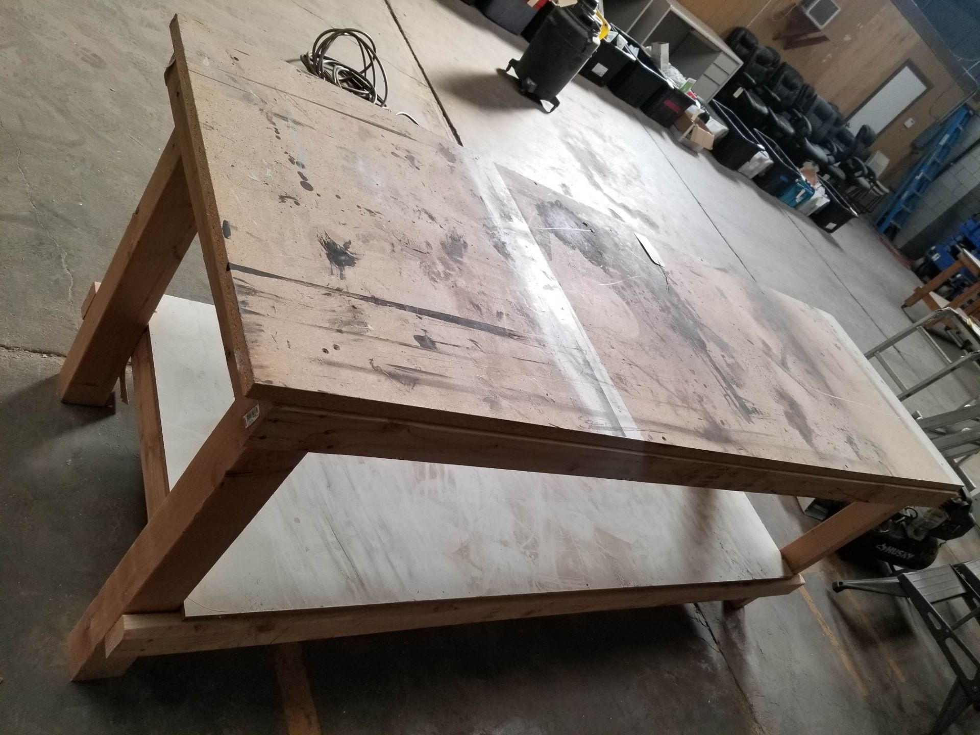 Shop Work Table 97"x30"x35" - Image 2 of 2